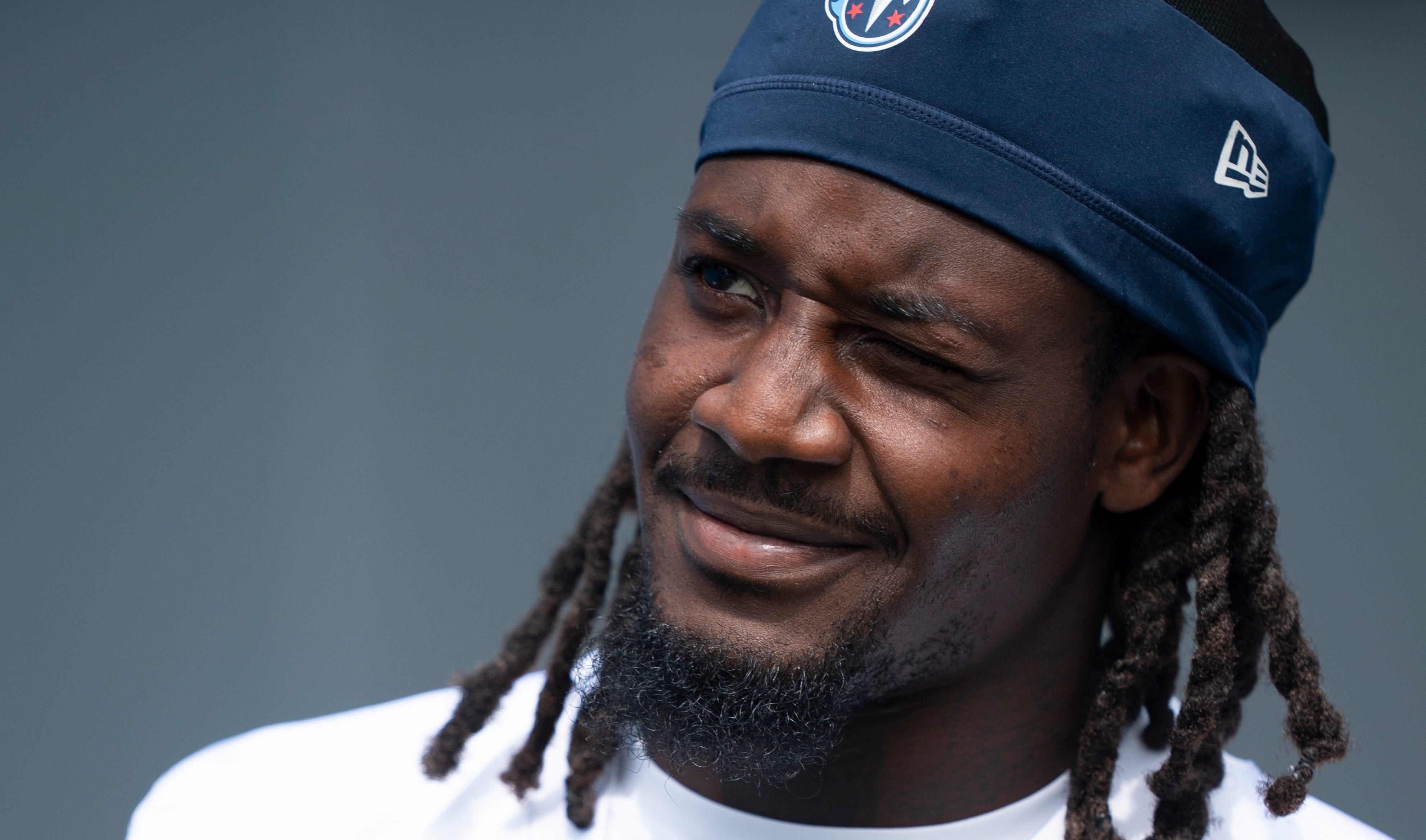 Tennessee Titans cornerback Jarvis Brownlee Jr. (29) exits the tunnel at Nissan Stadium in Nashville, Tenn., Saturday, July 27, 2024. The Titans hosted Back Together Weekend to allow fans to get a loo... Denny Simmons/The Tennessean-USA TODAY NETWORK