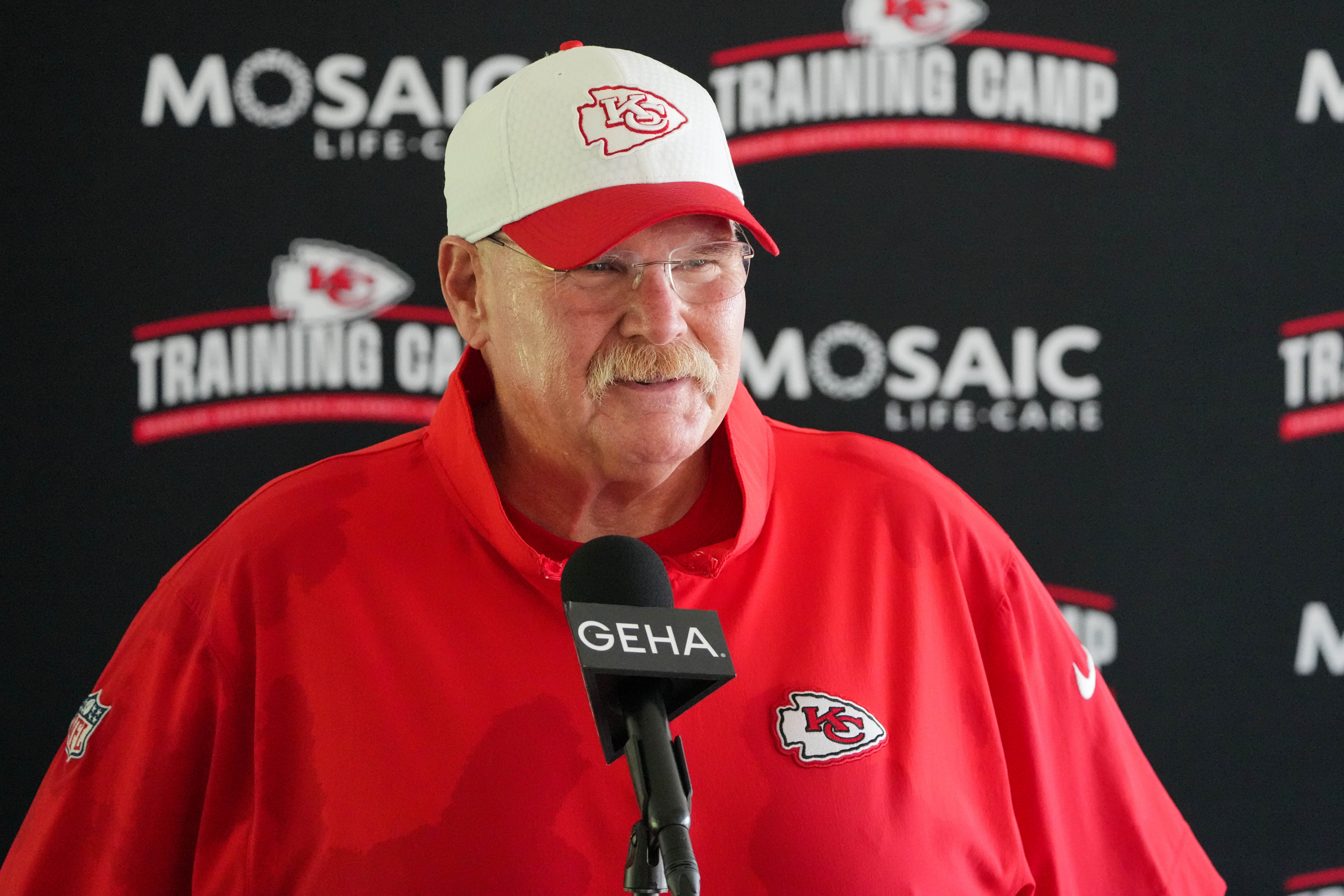 Kansas City Chiefs Andy Reid Training Camp