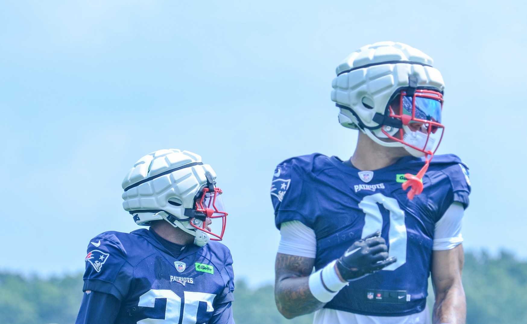 Patriots CBs Christian Gonzalez and Marcus Jones