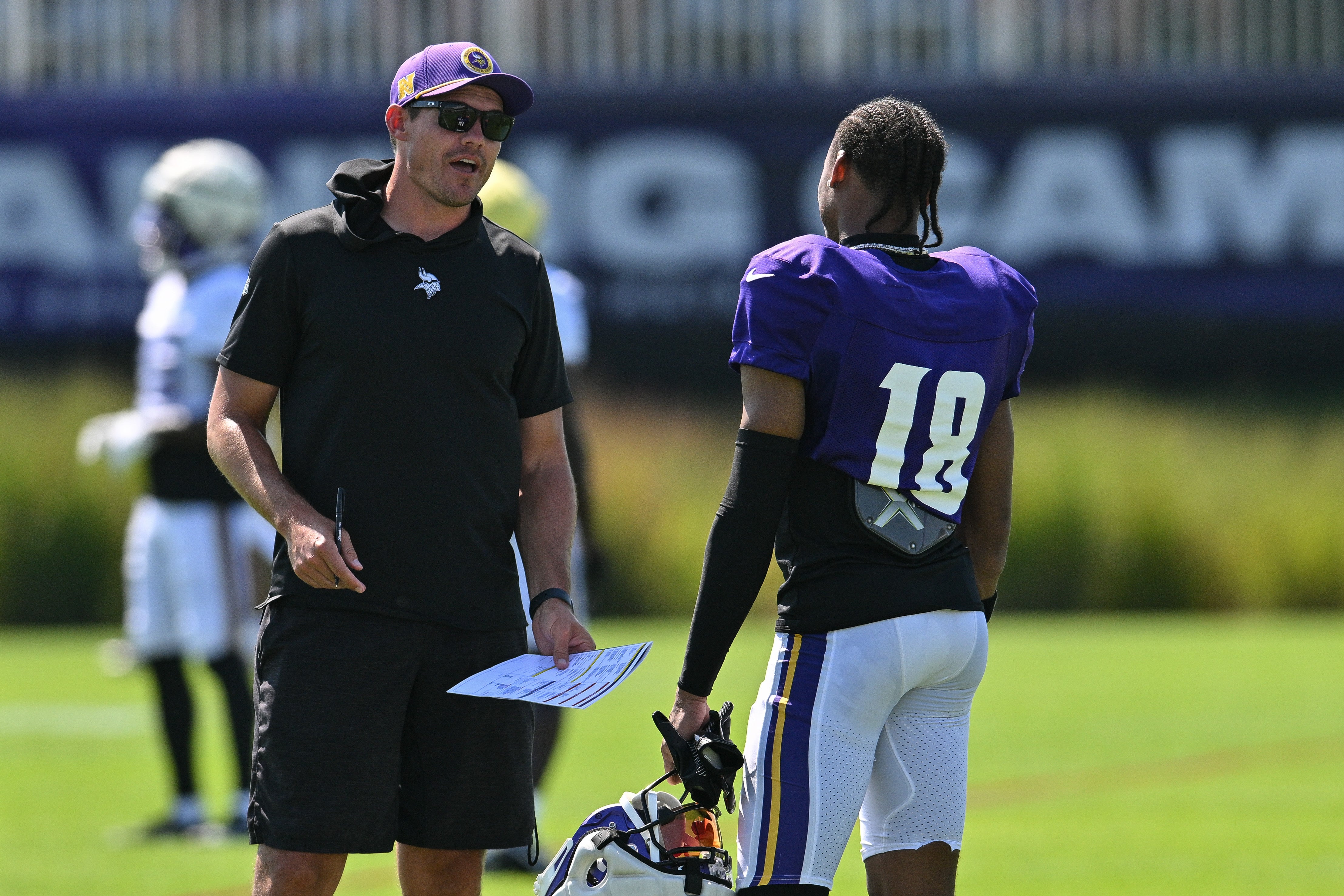 Kevin O'Connell Justin Jefferson Vikings