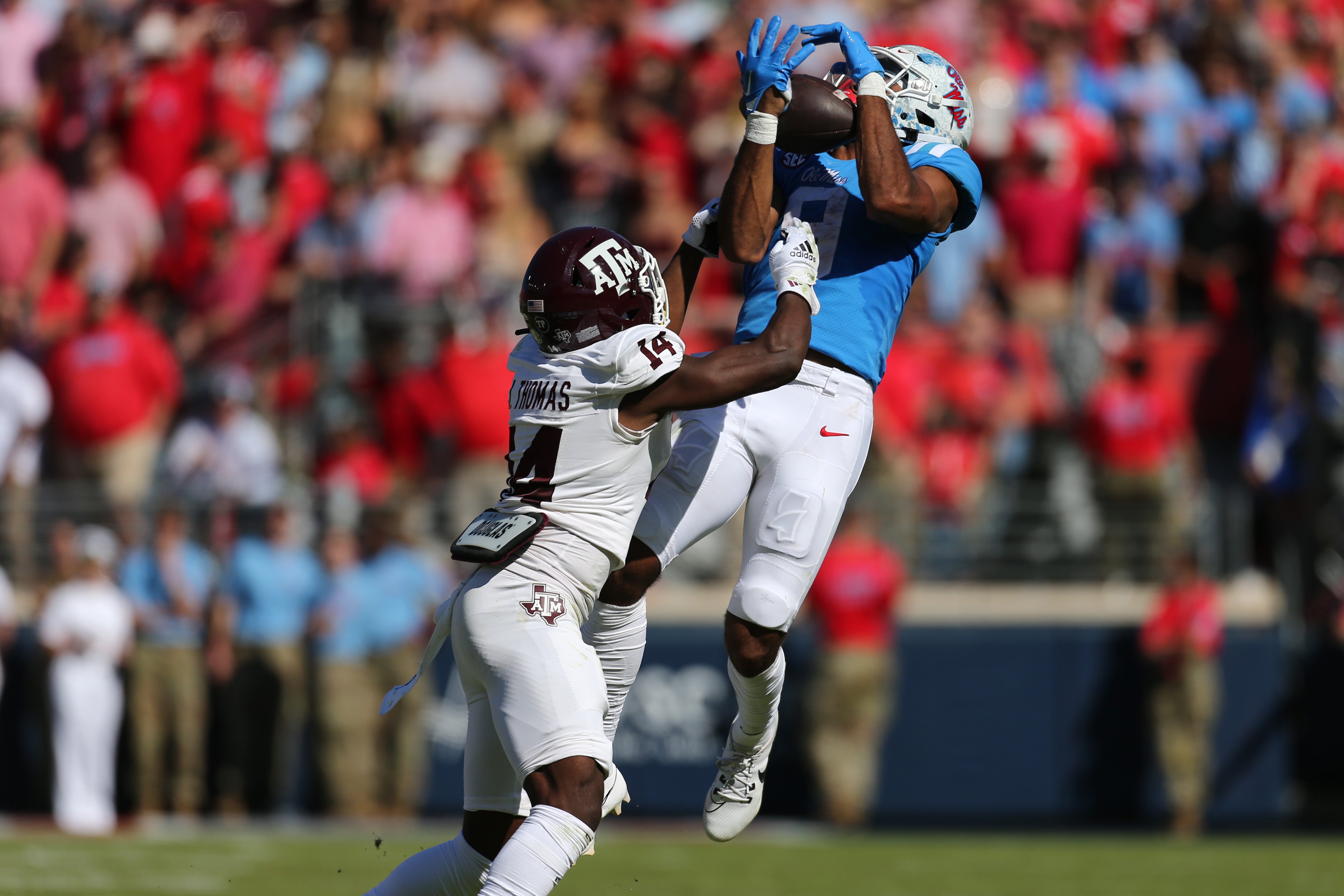 Tre Harris makes an impressive catch