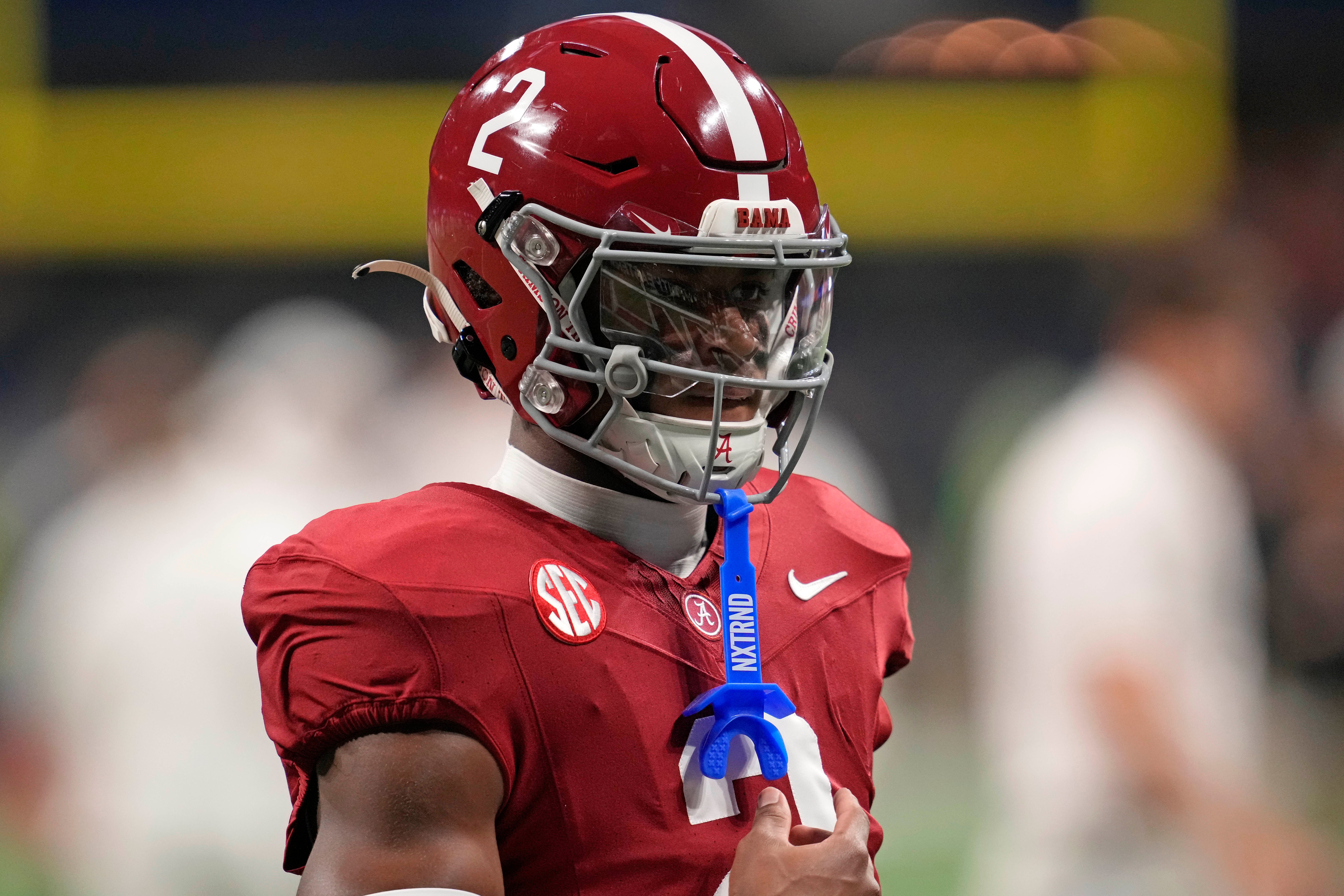 Caleb Downs when he was still with Alabama