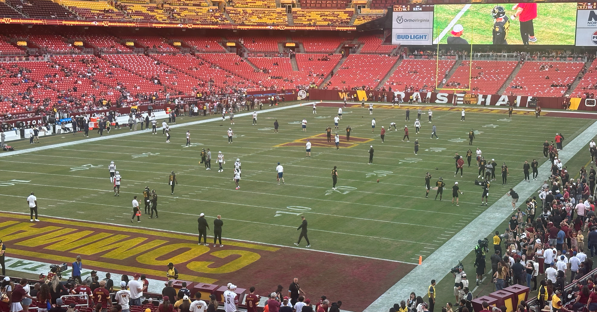 Washington Commanders vs New England Patriots, Preseason Game 3 - August 25, 2024