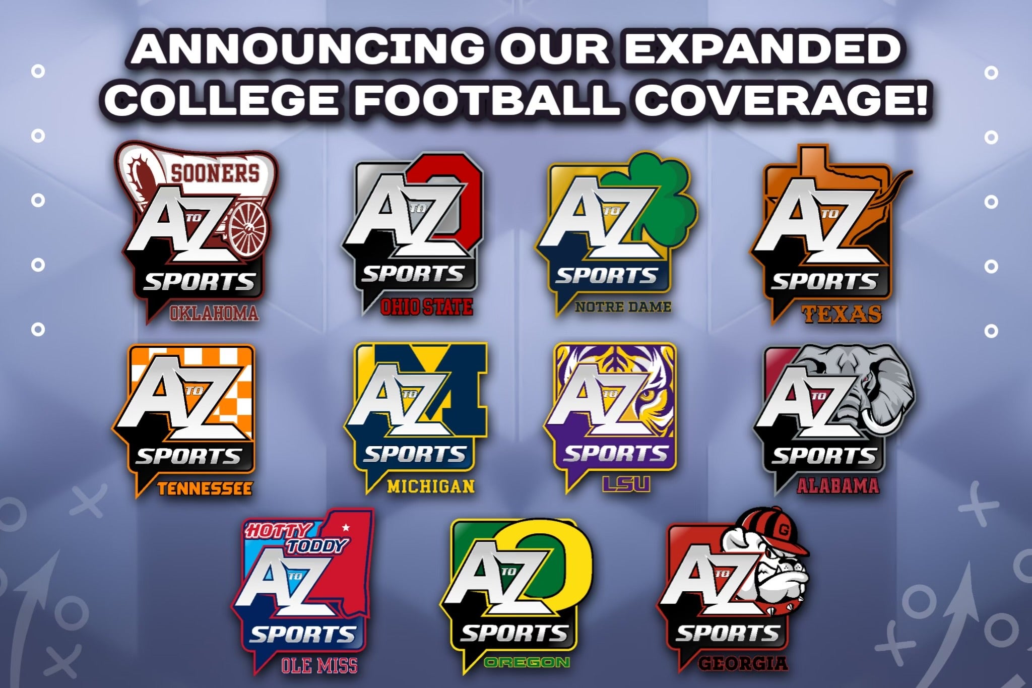 A to Z College Football Launch Announcement