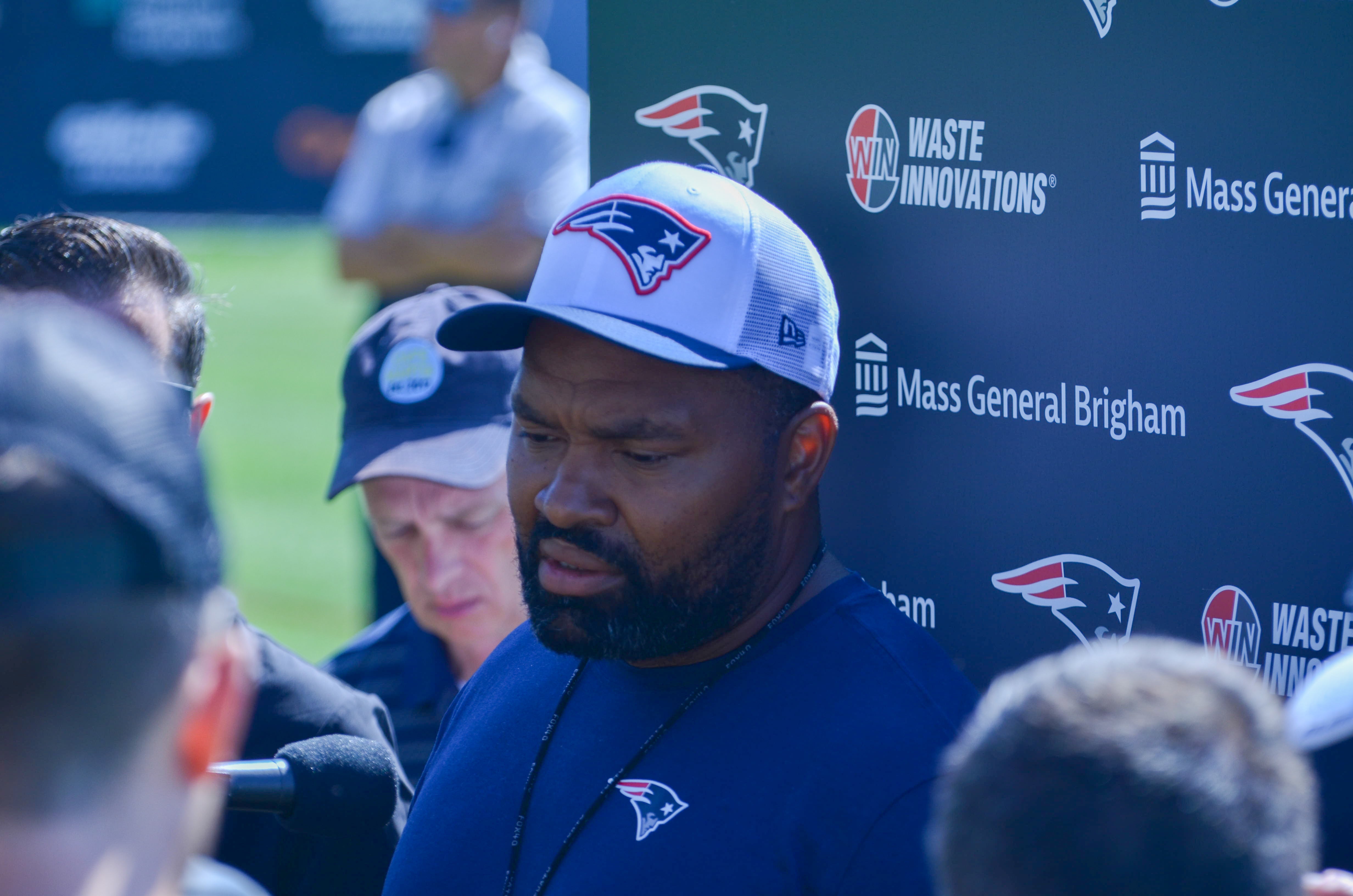 New England Patriots head coach Jerod Mayo