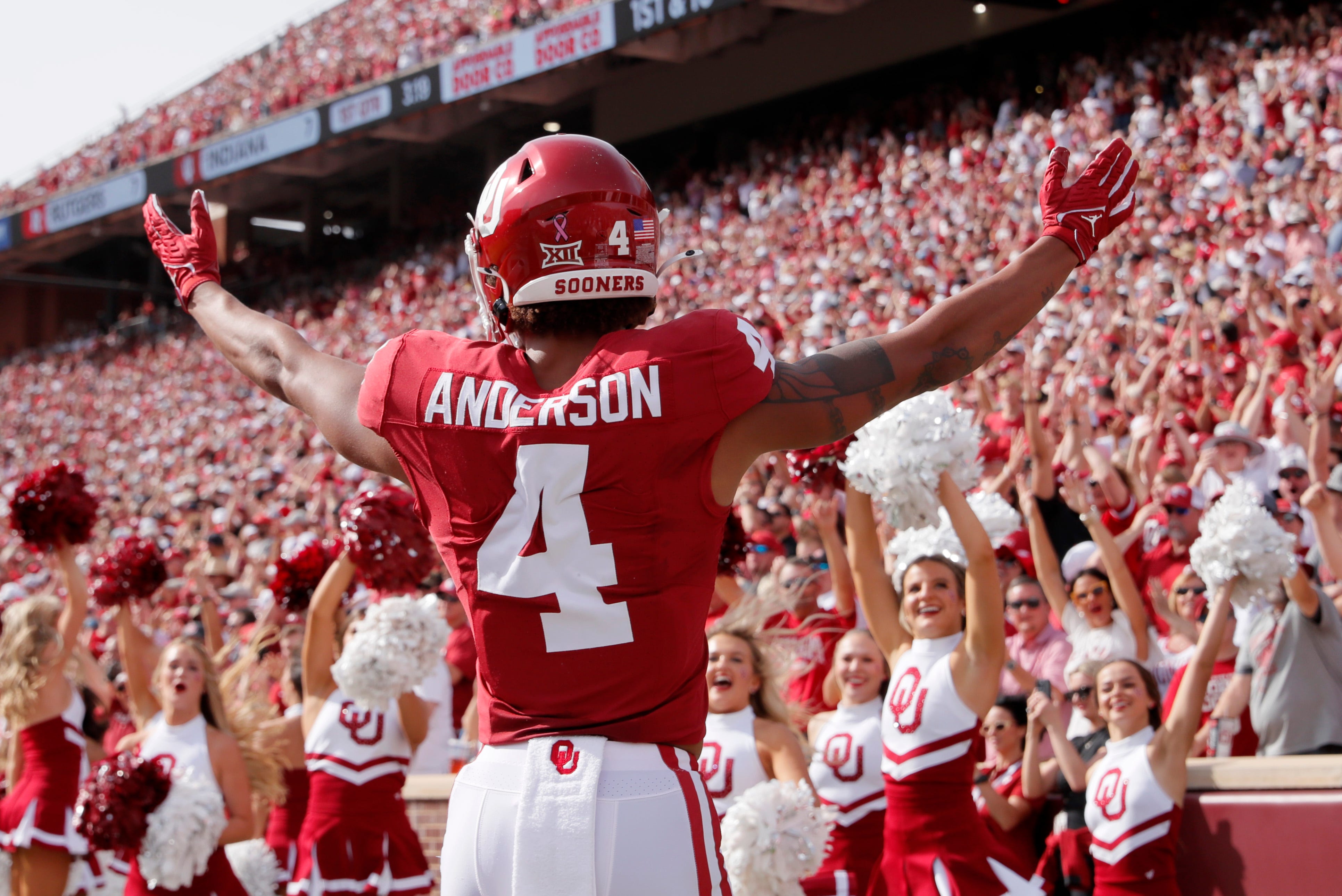 Oklahoma Sooners football wide receiver Nic Anderson