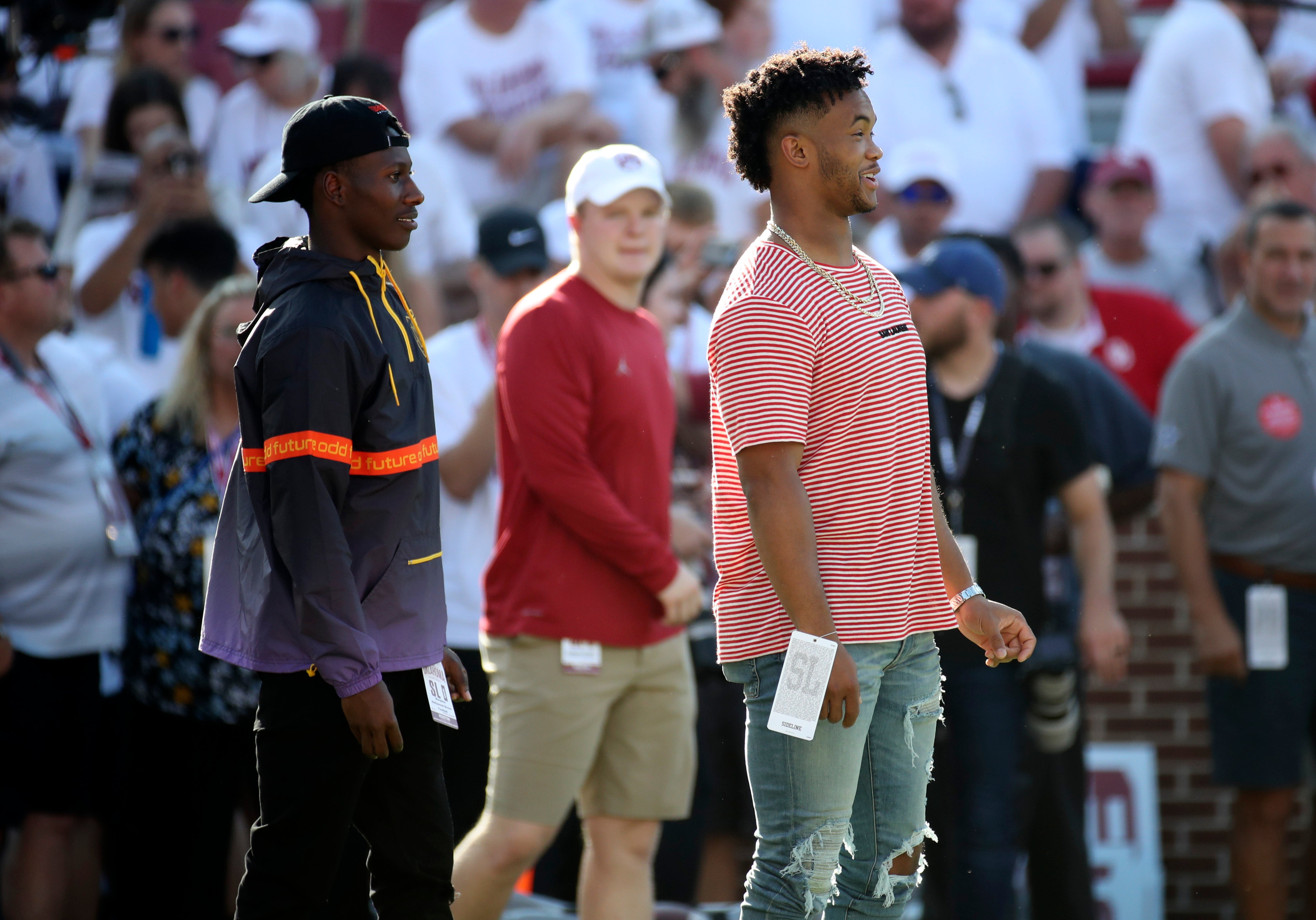 Oklahoma Sooners Marquise Brown Kyler Murray Kansas Coty Chiefs Baltimore Ravens