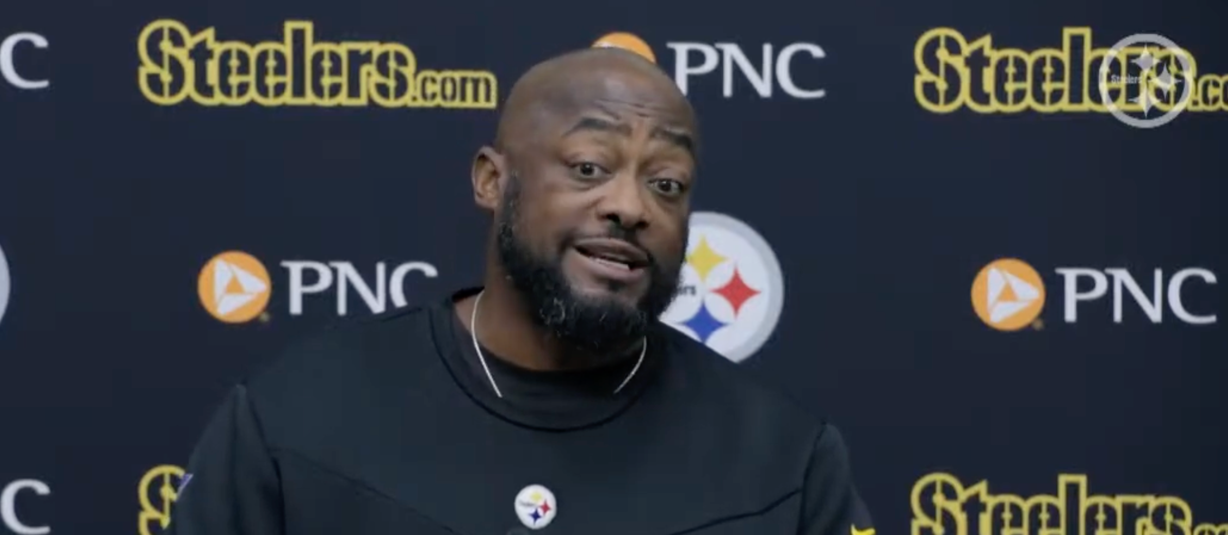 Pittsburgh Steelers HC Mike Tomlin addresses the media ahead of Week 1 matchup with Atlanta Falcons