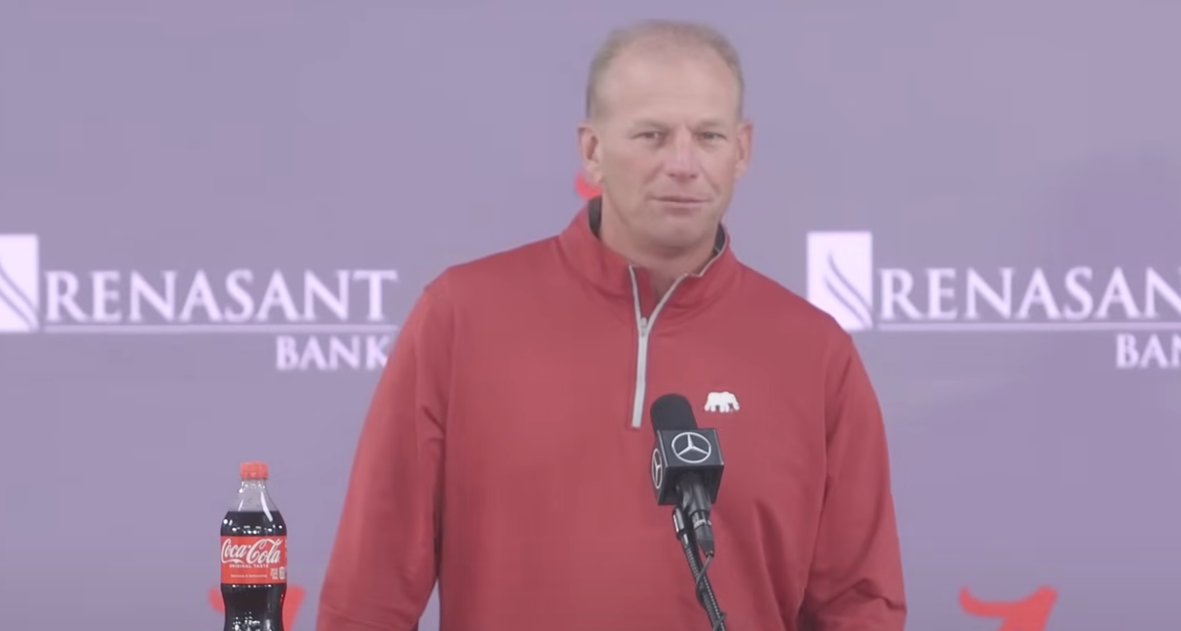 Alabama HC Kalen DeBoer addresses the media ahead of USF matchup