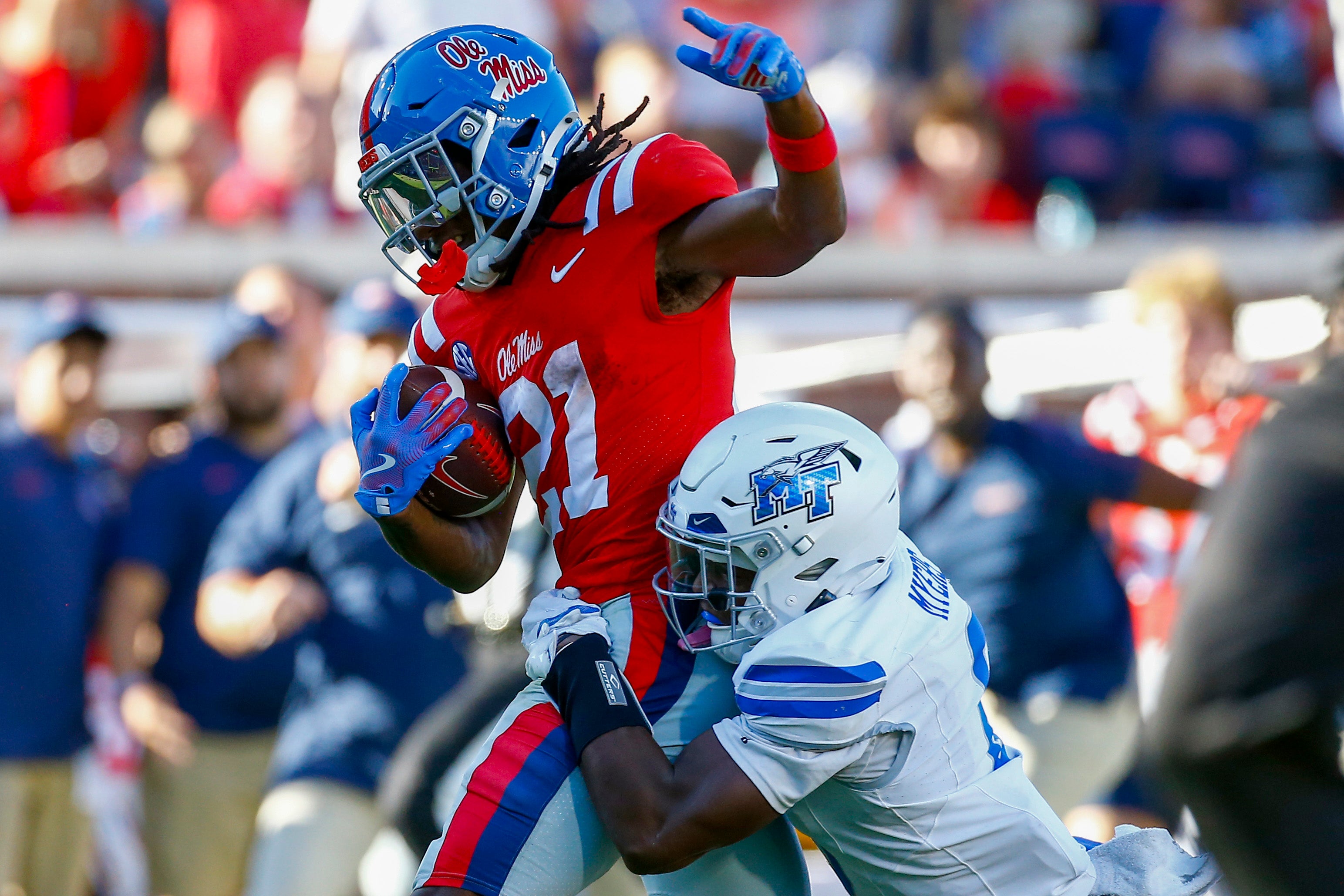 Henry Parrish Jr. looking like the feature running back Ole Miss needs