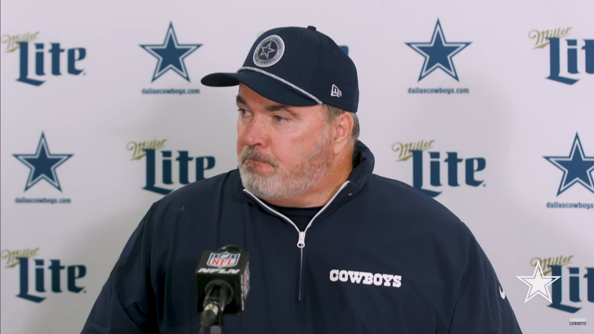 Dallas Cowboys HC Mike McCarthy talks to the media after Week 1 win over the Cleveland Browns.