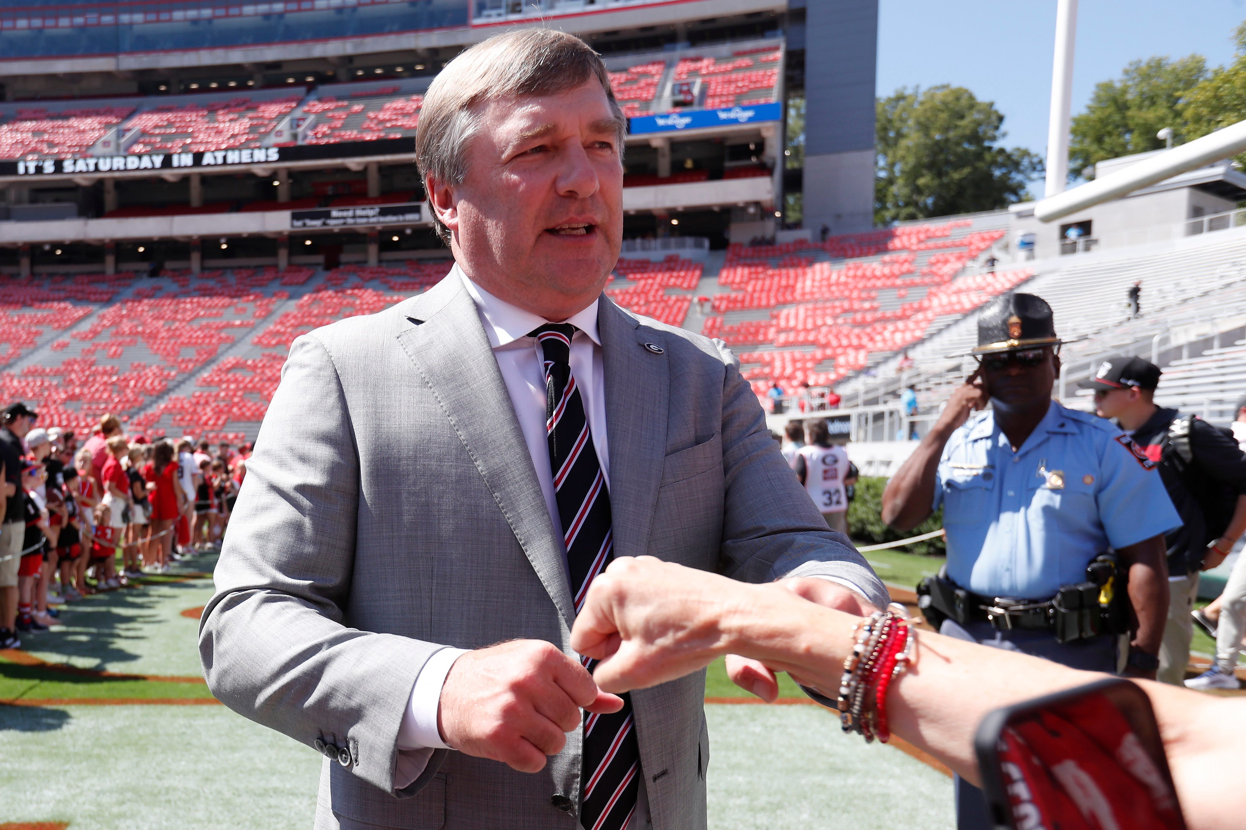 Georgia head coach Kirby Smart