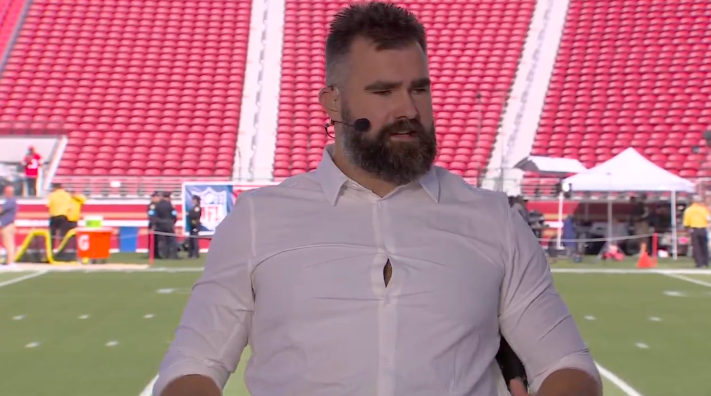 Jason Kelce on Monday Night Football.