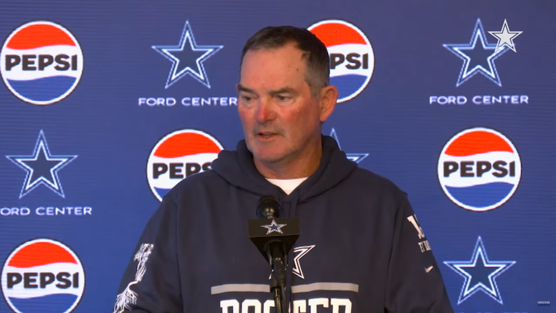Dallas Cowboys DC Mike Zimmer talks to the media ahead of Week 2.
