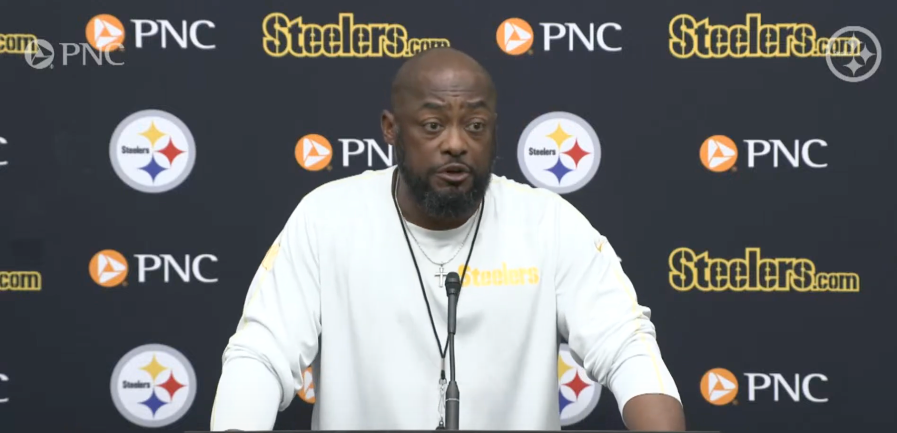 Pittsburgh Steelers HC Mike Tomlin addresses the media ahead of Week 3 matchup with Los Angeles Chargers