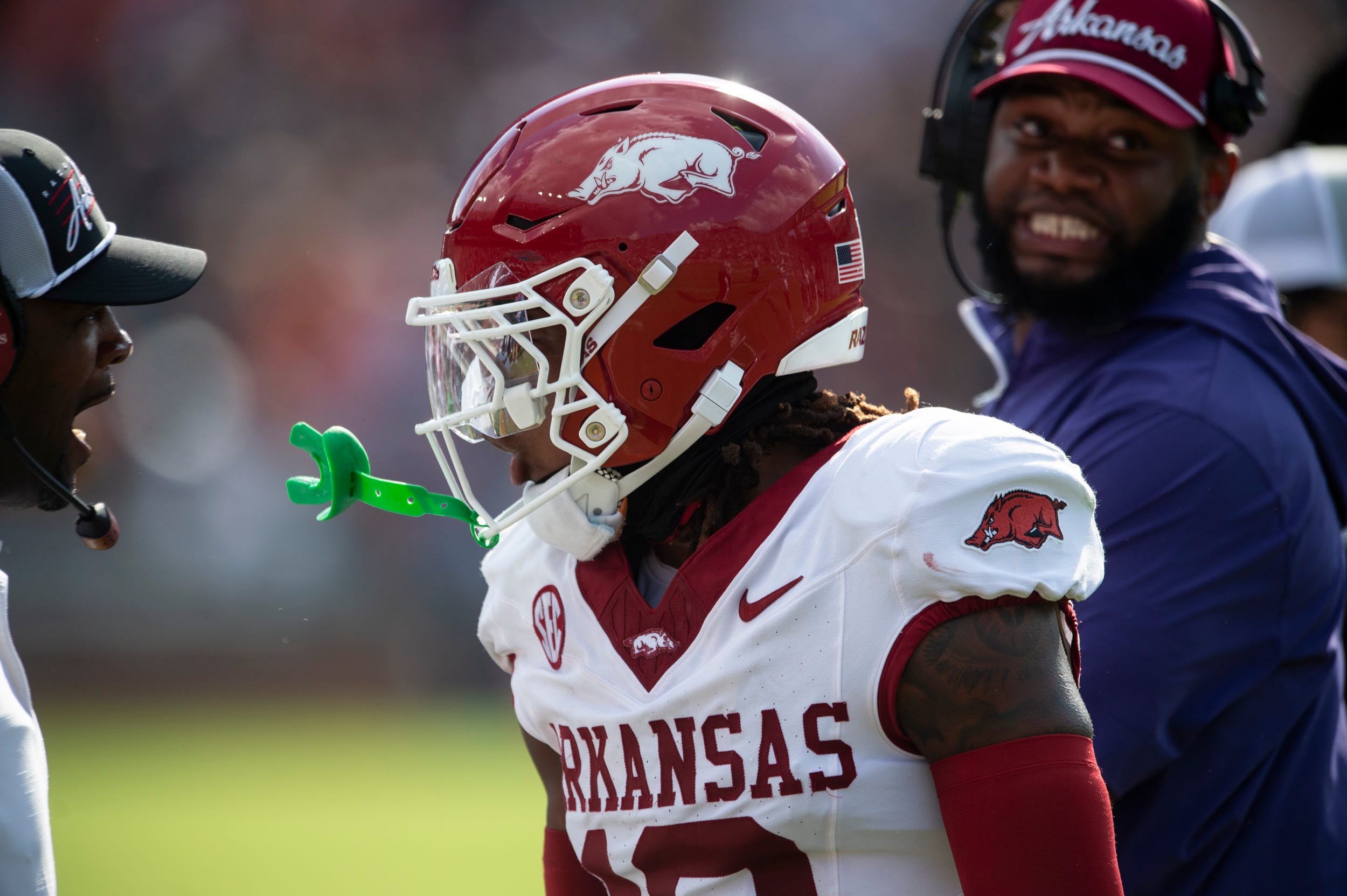 TJ Metcalf Arkansas Razorbacks Auburn Tigers