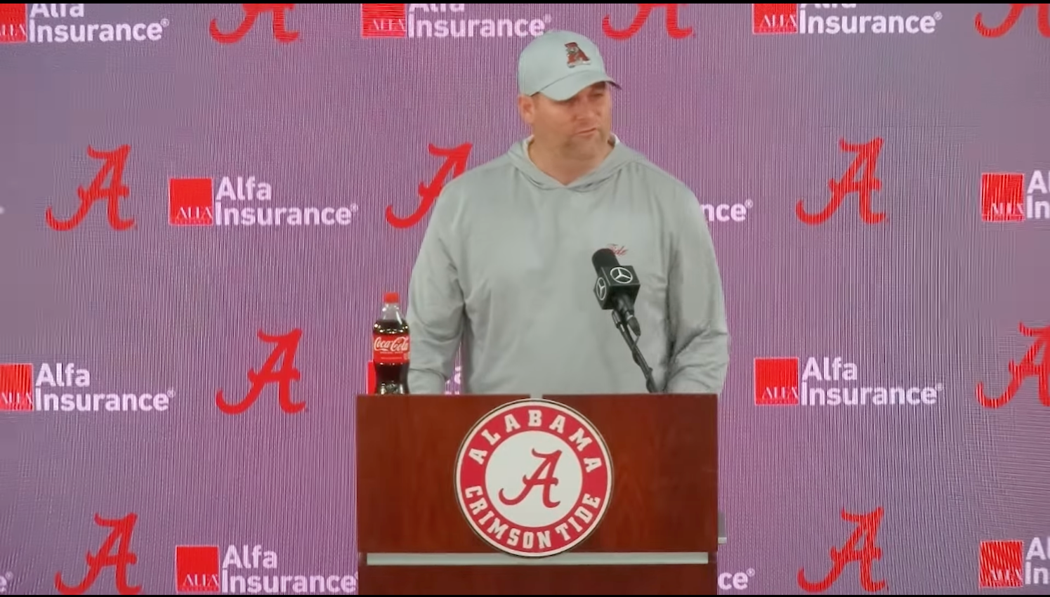 Alabama DC Kane Wommack addresses the media ahead of matchup with Georgia Bulldogs