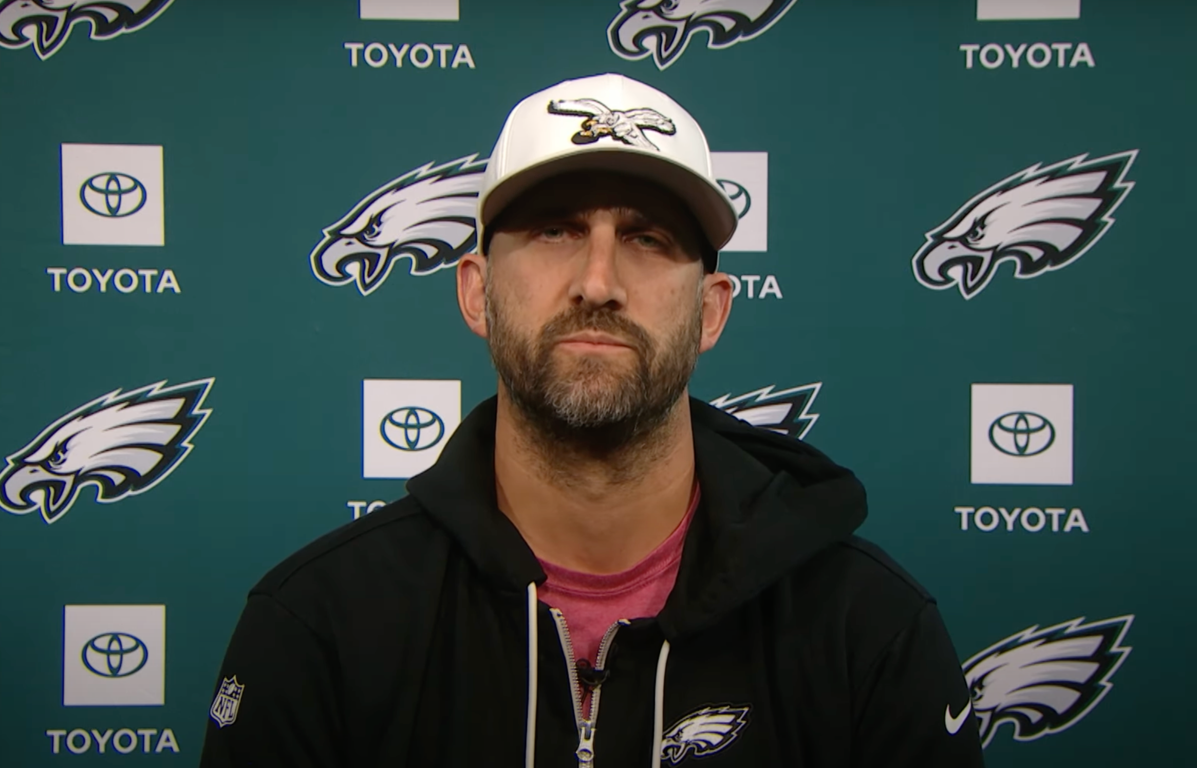 Philadelphia Eagles head coach Nick Sirianni addresses media following Week 3 win over New Orleans Saints