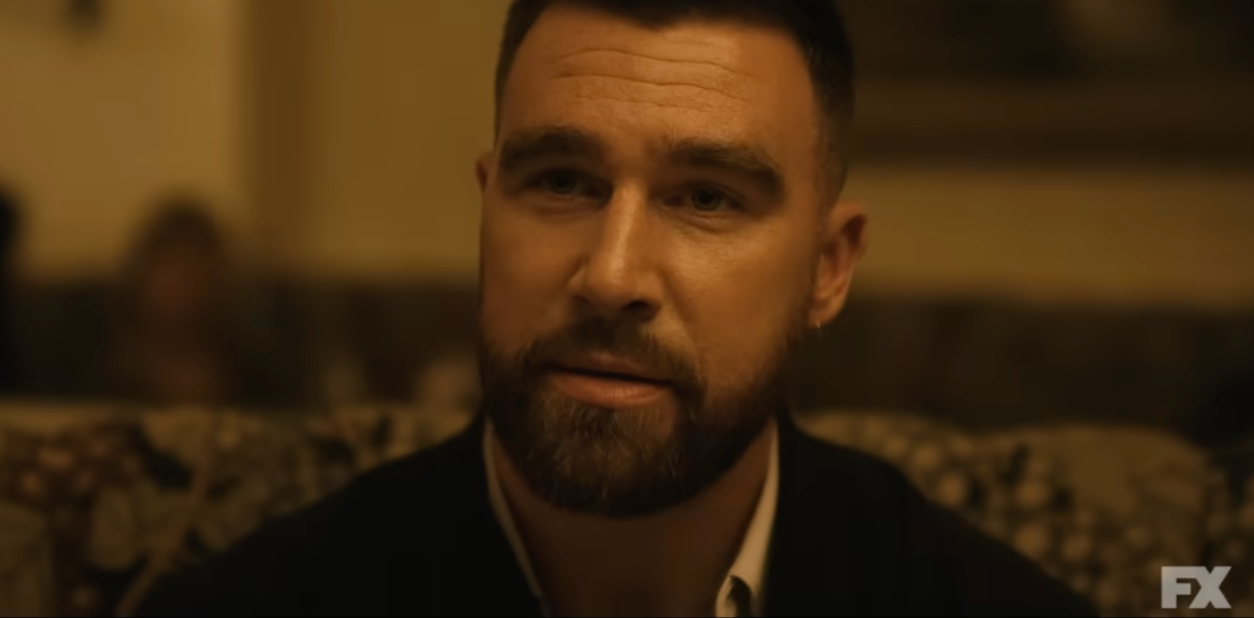 Travis Kelce in the 'Grotesquerie' trailer.