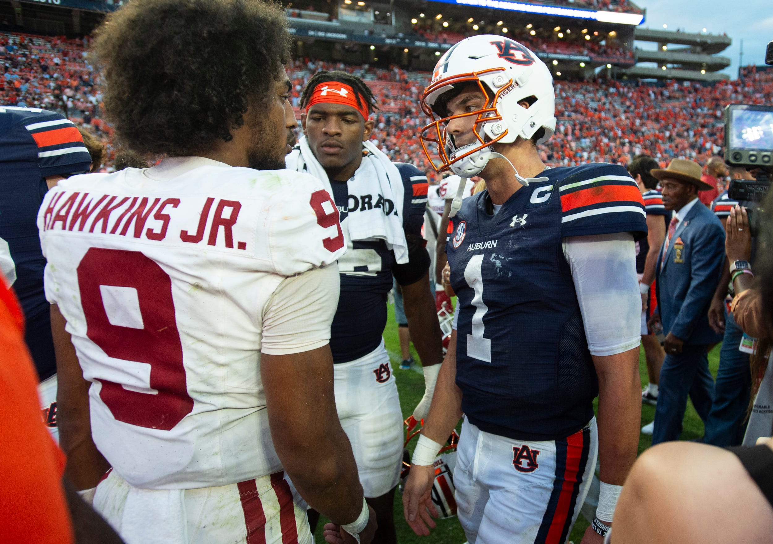 Oklahoma Sooners quarterback Michael Hawkins Jr. Auburn Tigers
