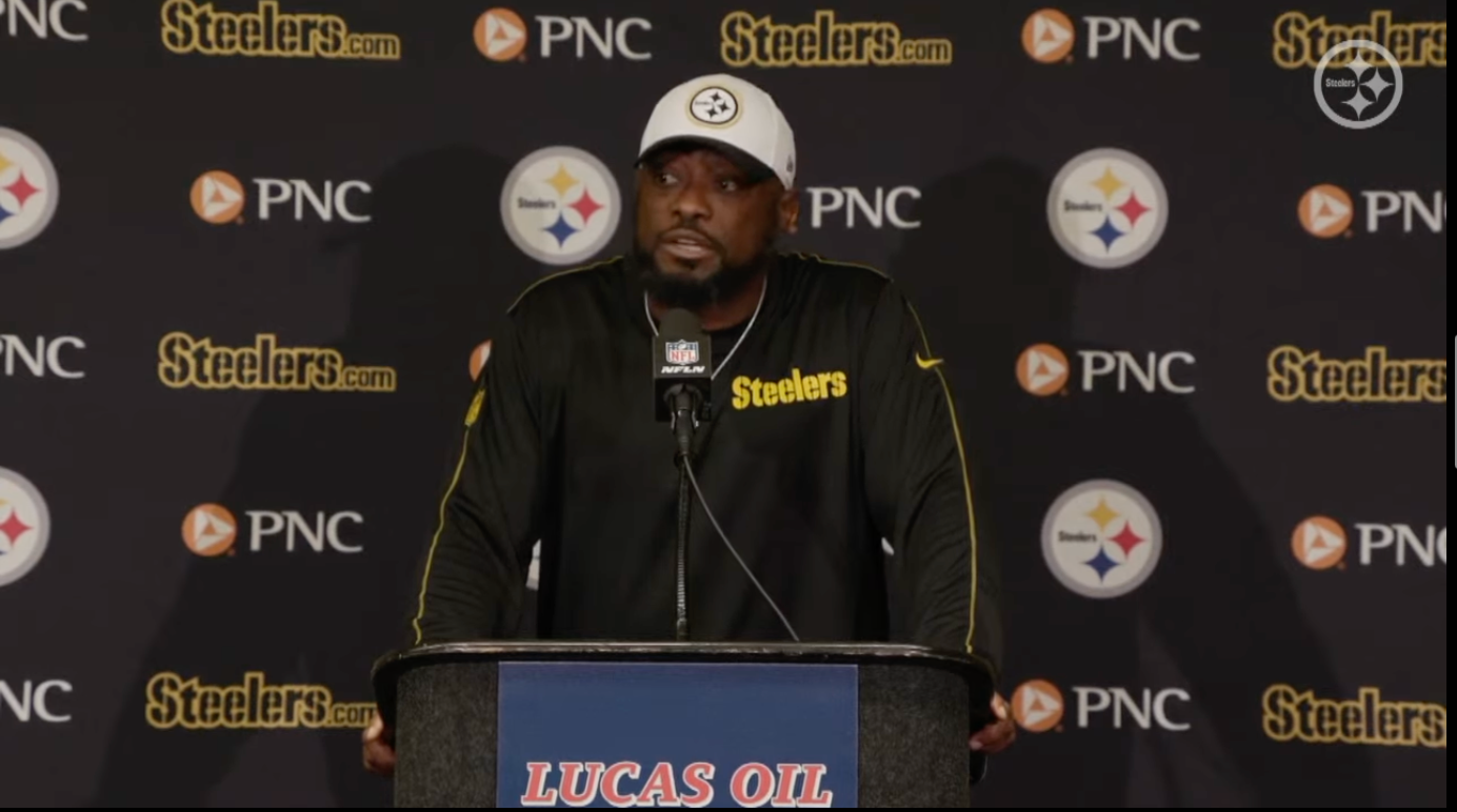 Pittsburgh Steelers HC Mike Tomlin addresses the media following a 27-24 loss against the Indianapolis Colts.