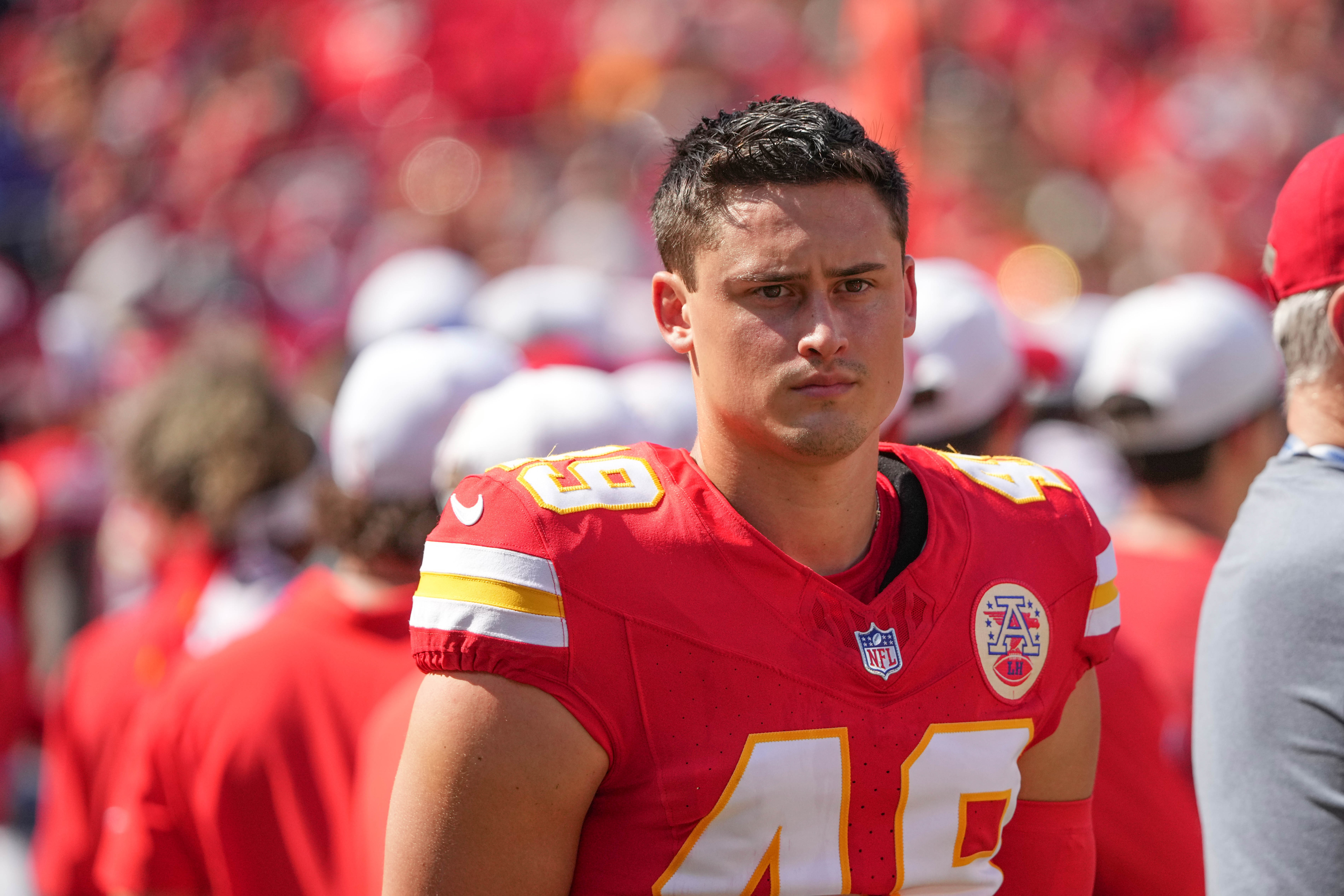 Kansas City Chiefs punter Matt Araiza