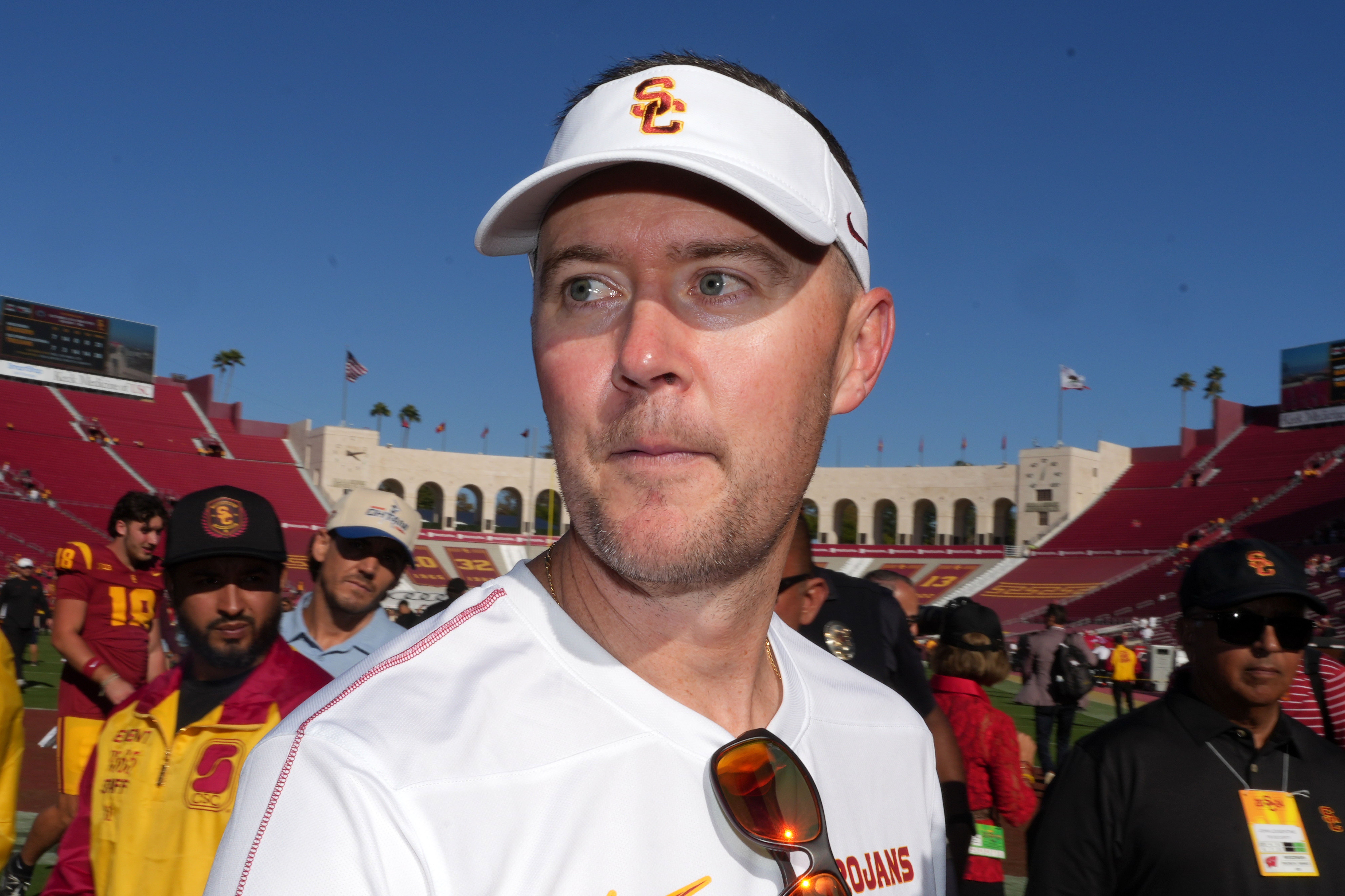 USC Trojans head coach Lincoln Riley