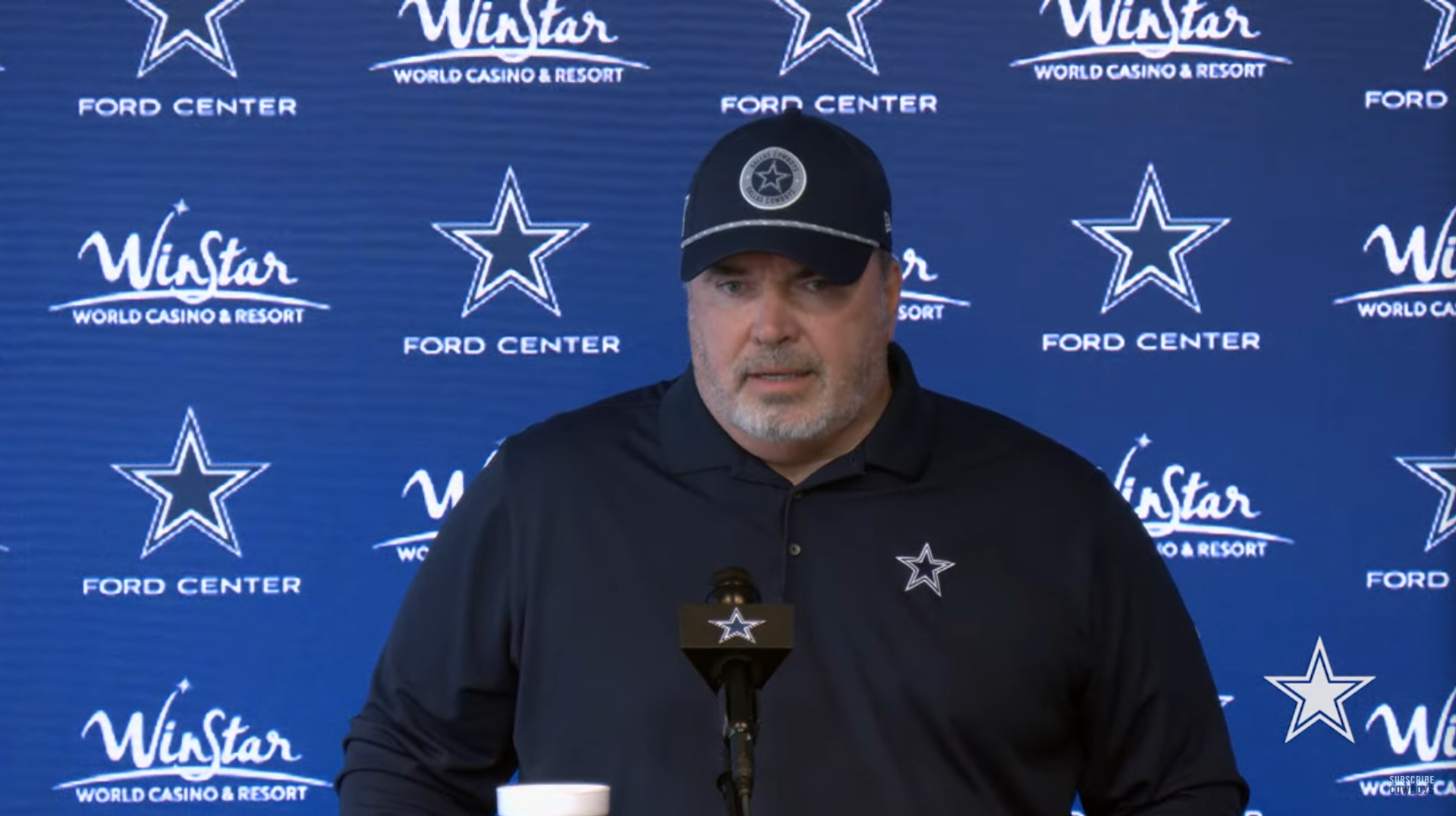 Dallas Cowboys HC Mike McCarthy talks to the media ahead of Week 5 vs. Pittsburgh Steelers.