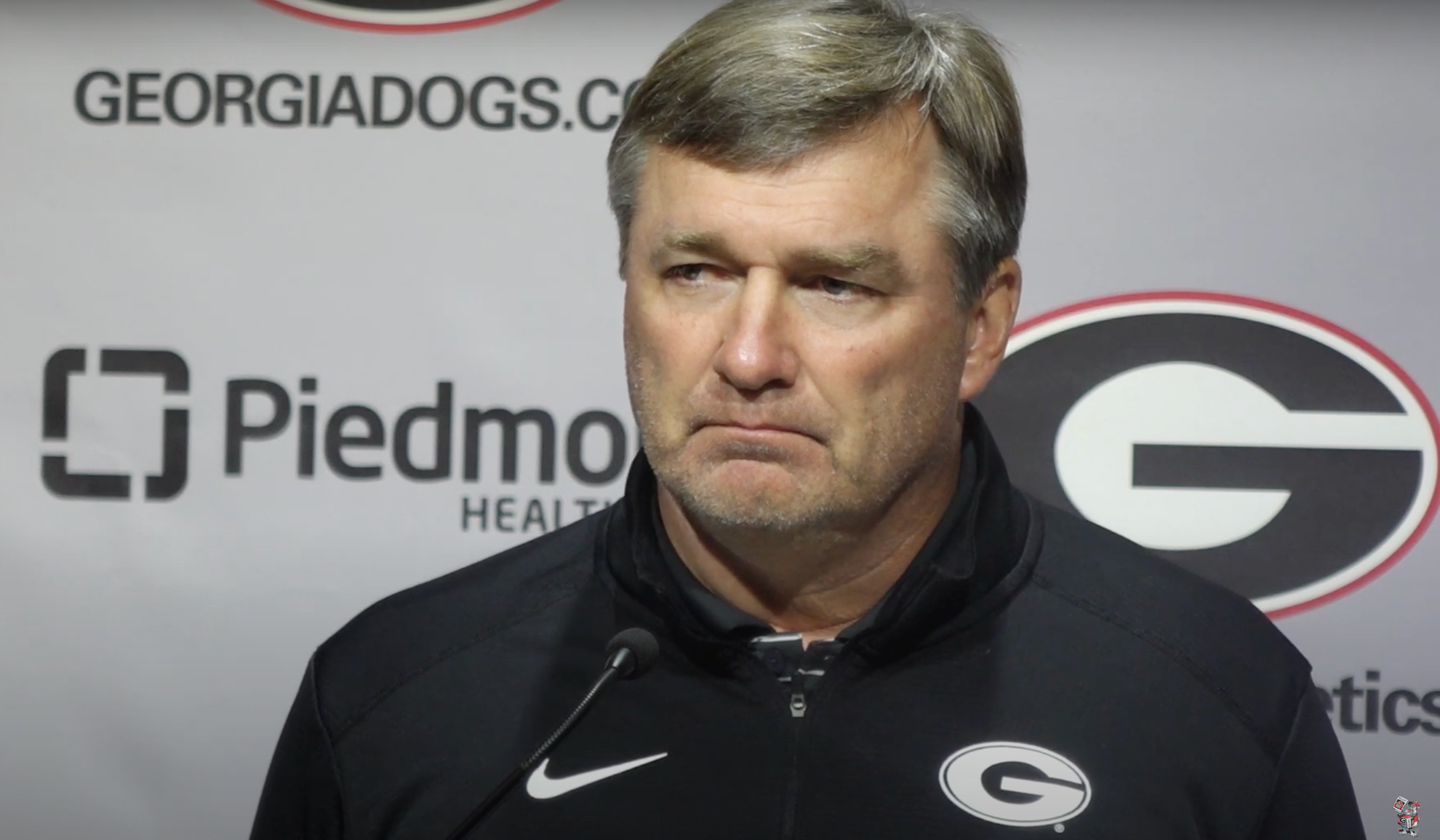 Georgia head coach Kirby Smart speaks to the media on Monday, Sept. 7 ahead of Mississippi State game
