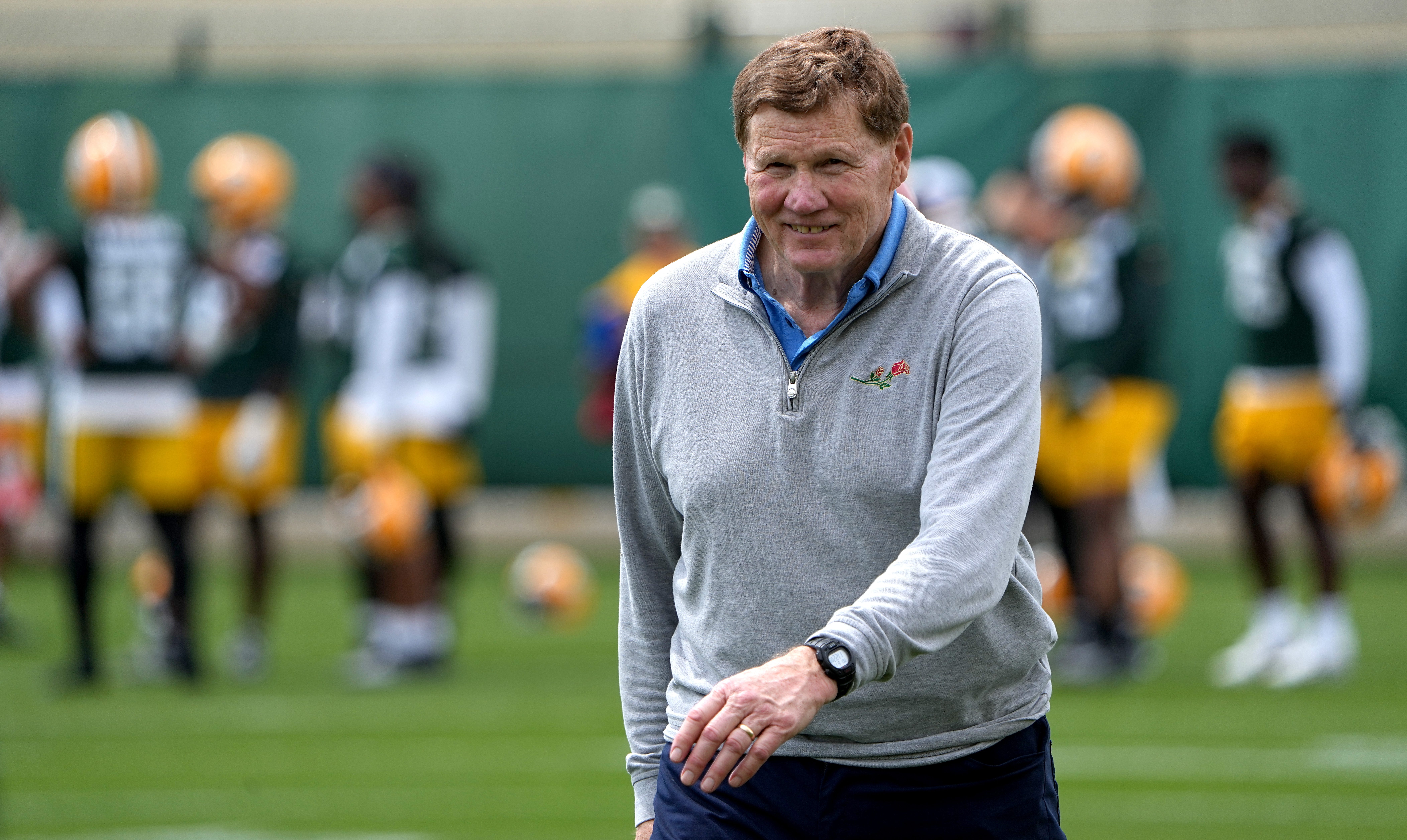 Green Bay Packers president Mark Murphy is shown during the team’s mini camp Tuesday, June 11, 2024 in Green Bay, Wisconsin.
