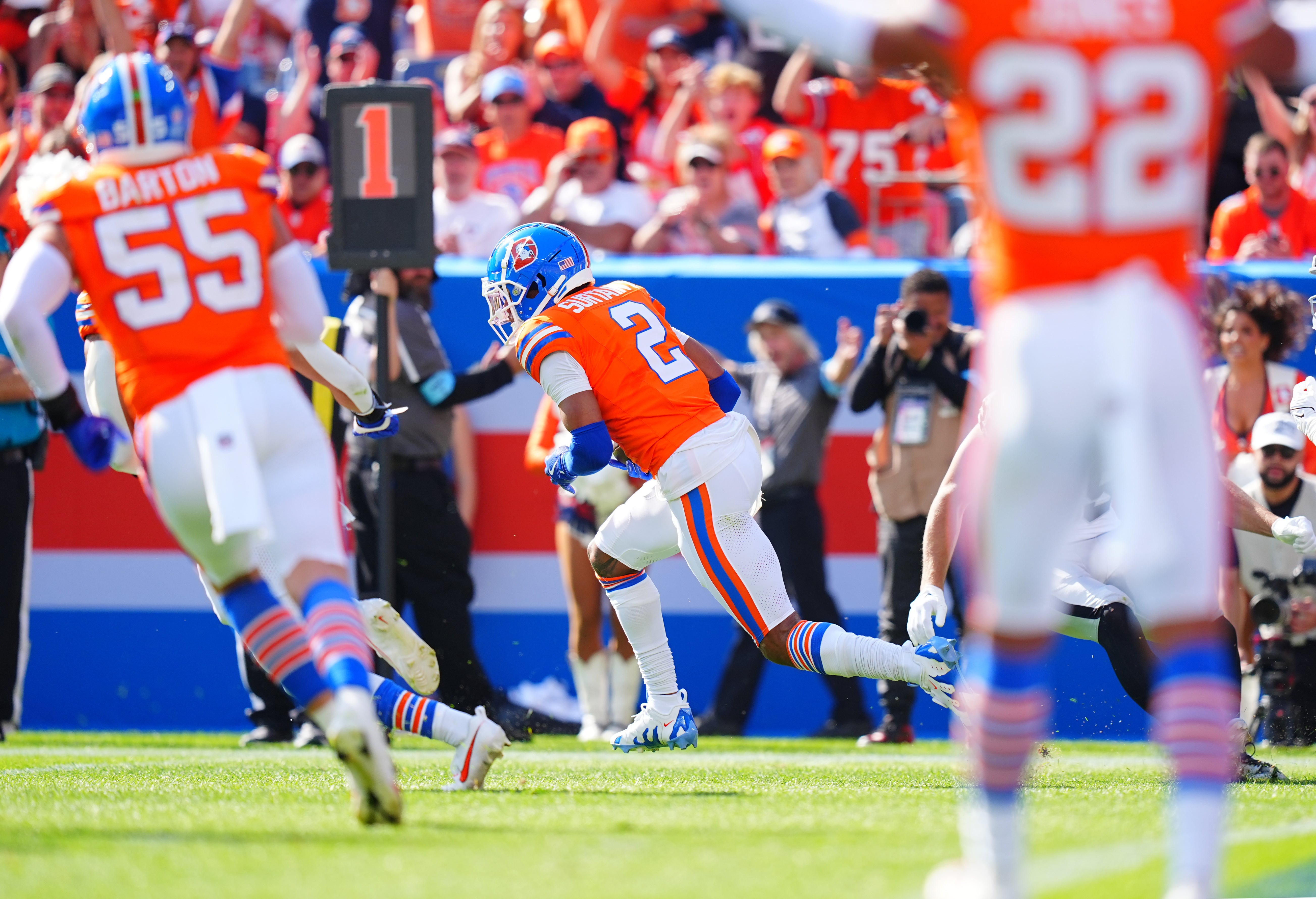 Denver Broncos cornerback patrick Surtain