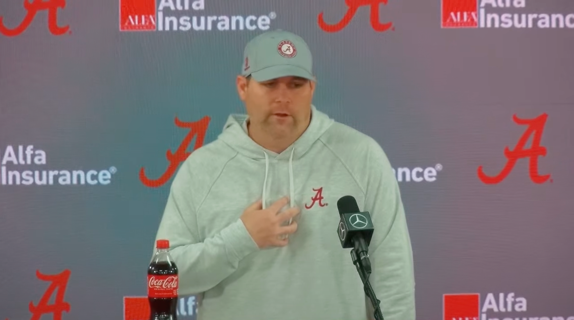 Alabama DC Kane Womack addresses the media following the loss to Vanderbilt and ahead of the matchup against South Carolina.