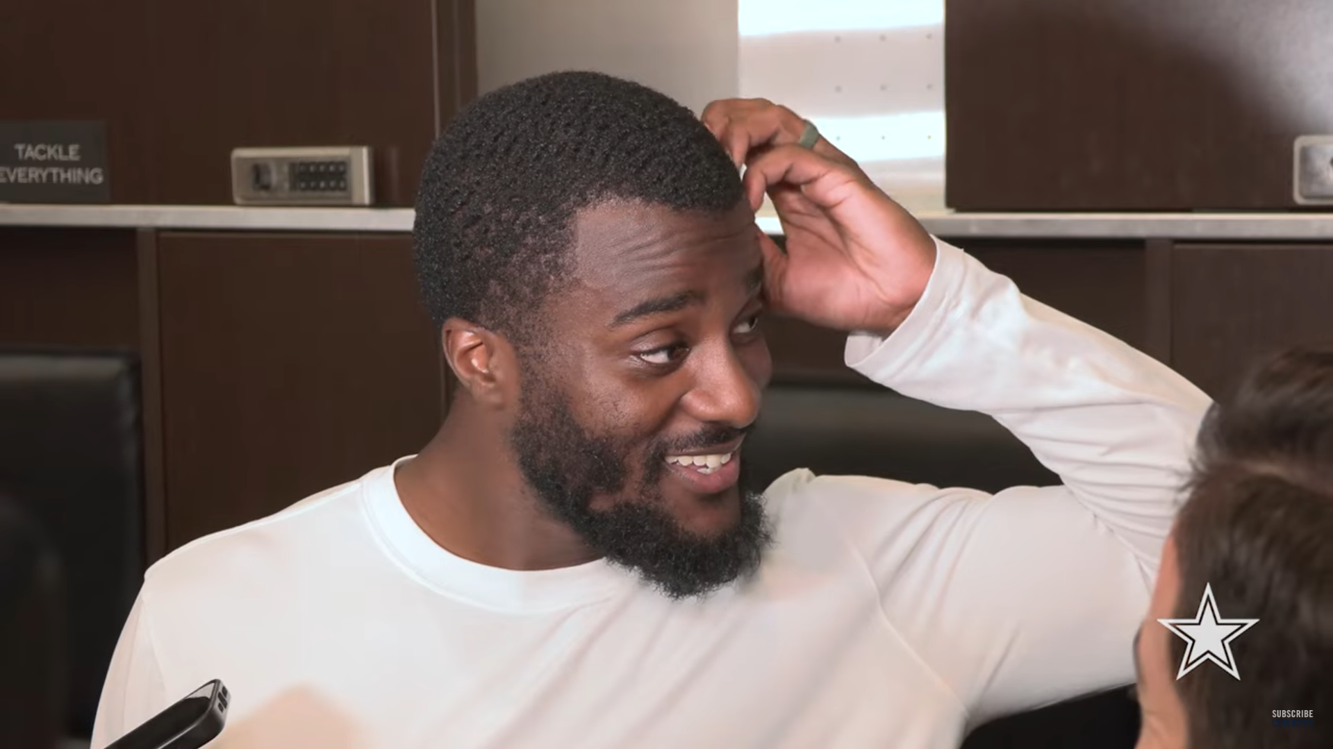 Dallas Cowboys CB Jourdan Lewis talks to reporters ahead of Week 6 showdown vs. Detroit Lions.