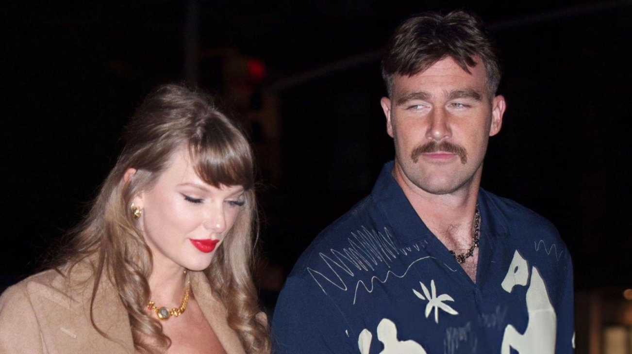 Taylor Swift and Travis Kelce out in New York during the Kansas City Chiefs' bye week.