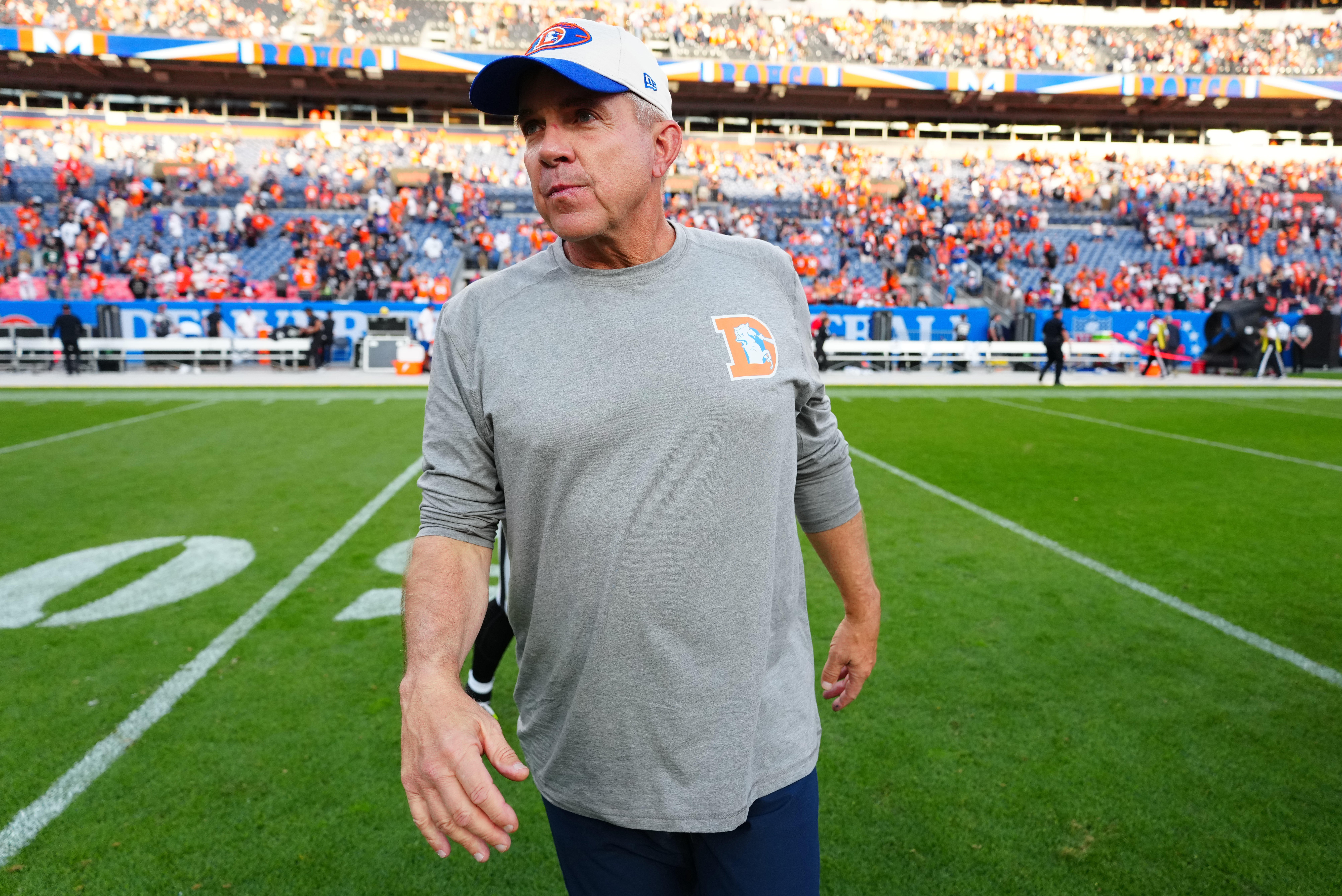 Denver Broncos head coach Sean Payton