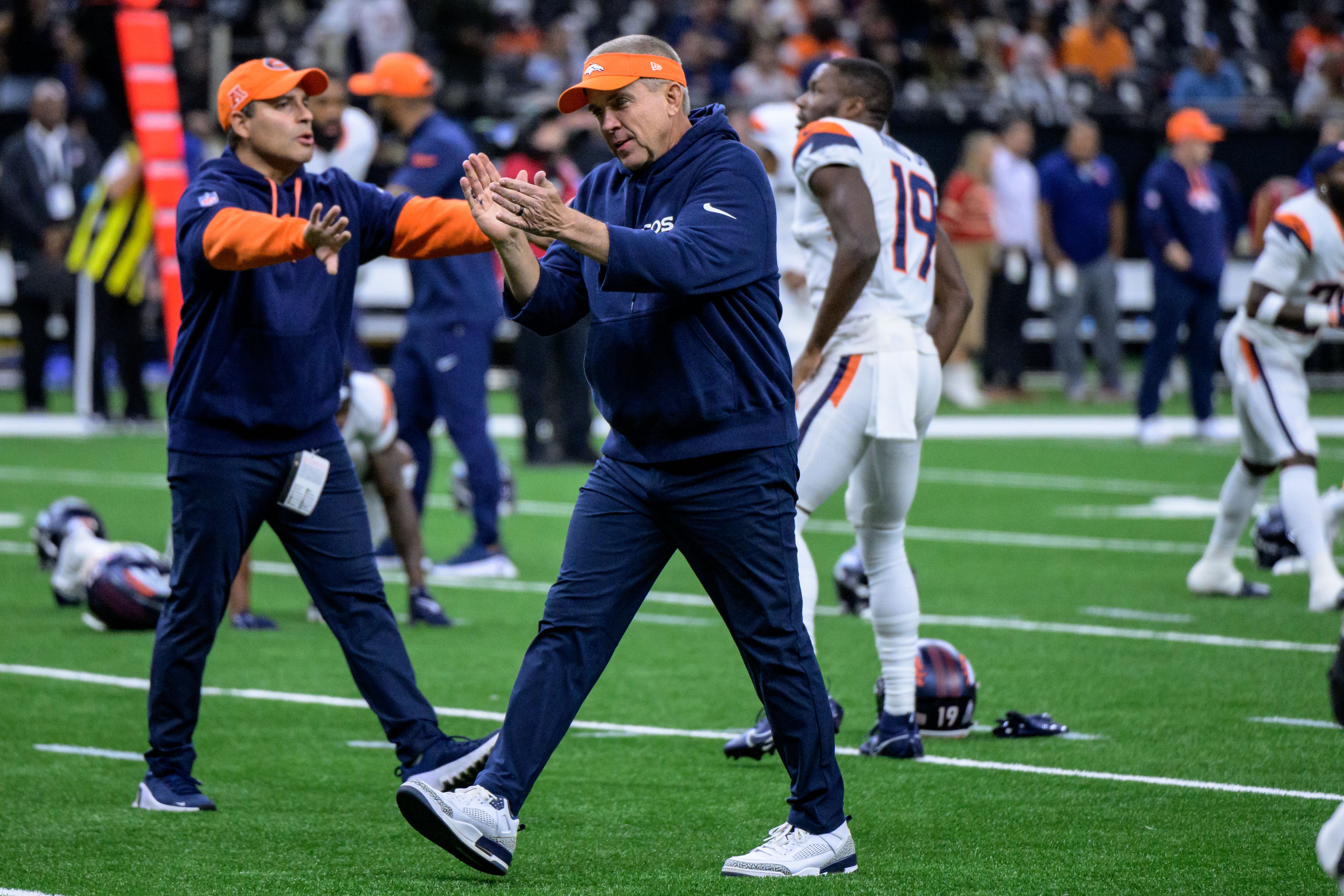 Denver Broncos head coach Sean Payton