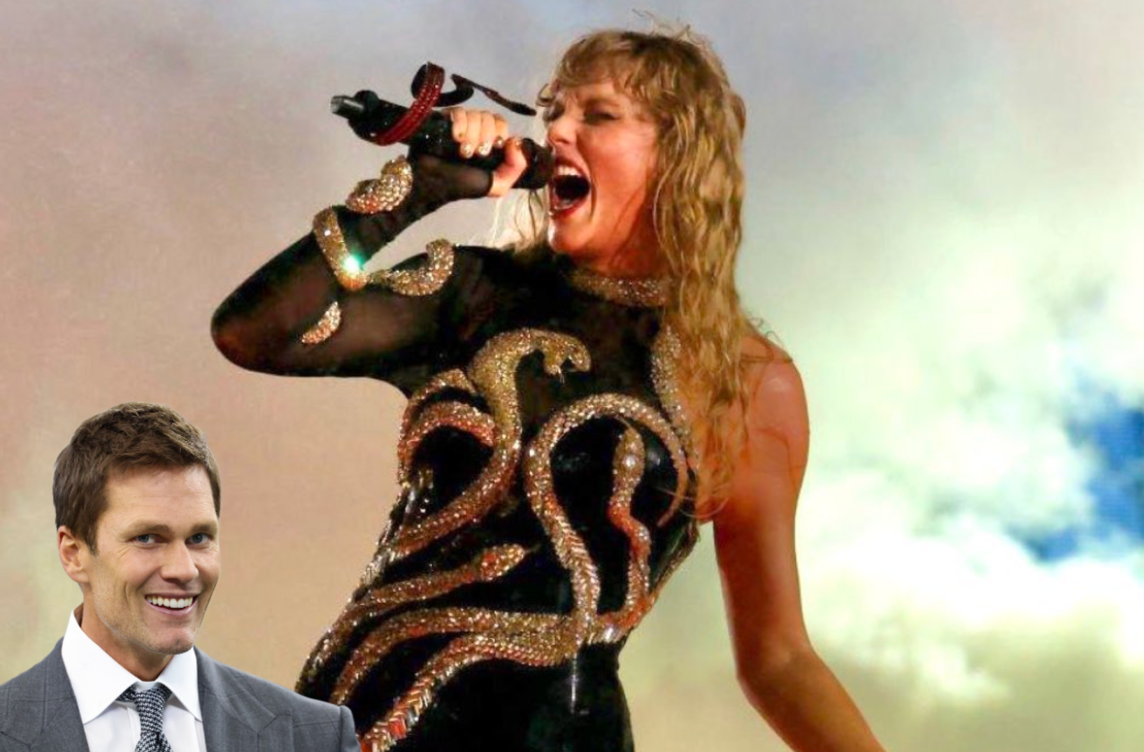 Tom Brady attended the Miami Eras Tour Night 1 show and revealed which Taylor Swift era is his favorite.