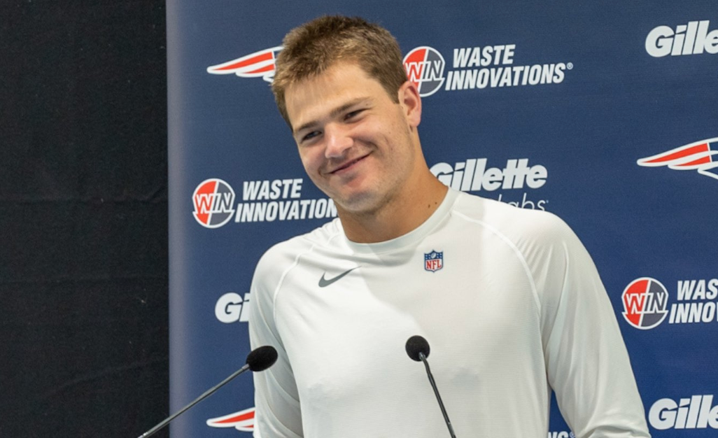 Drake Maye in England