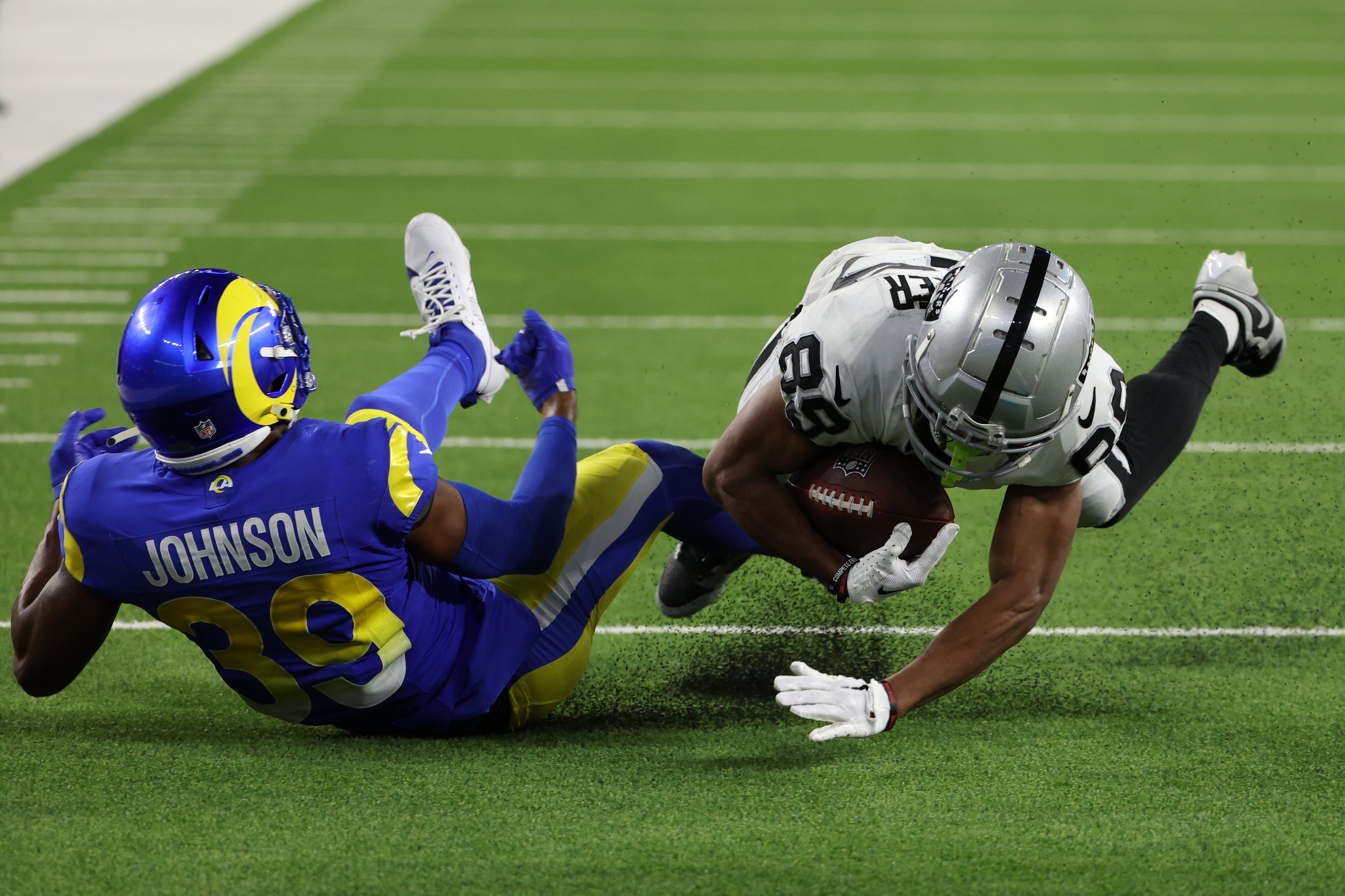 Las Vegas Raiders Tre Tucker Los Angeles Rams