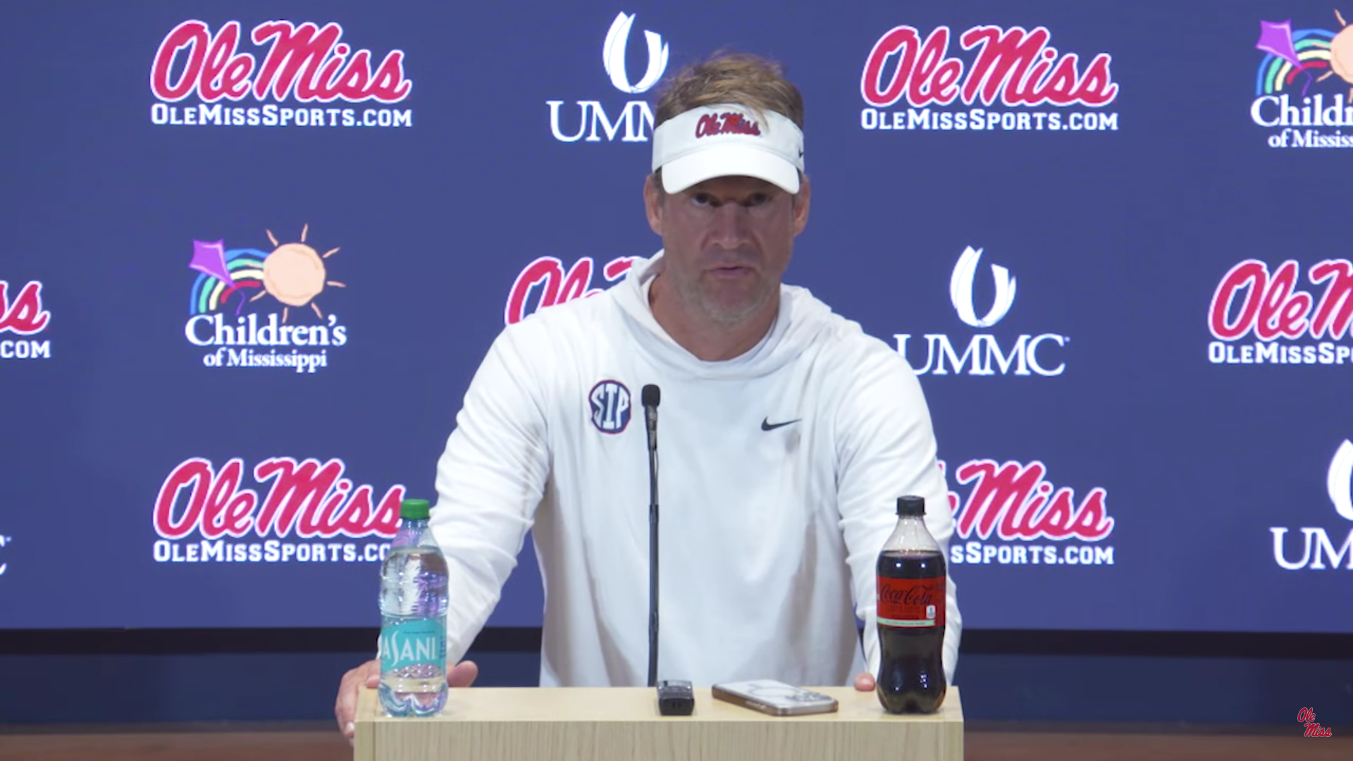 Ole Miss head coach Lane Kiffin Oklahoma Sooners