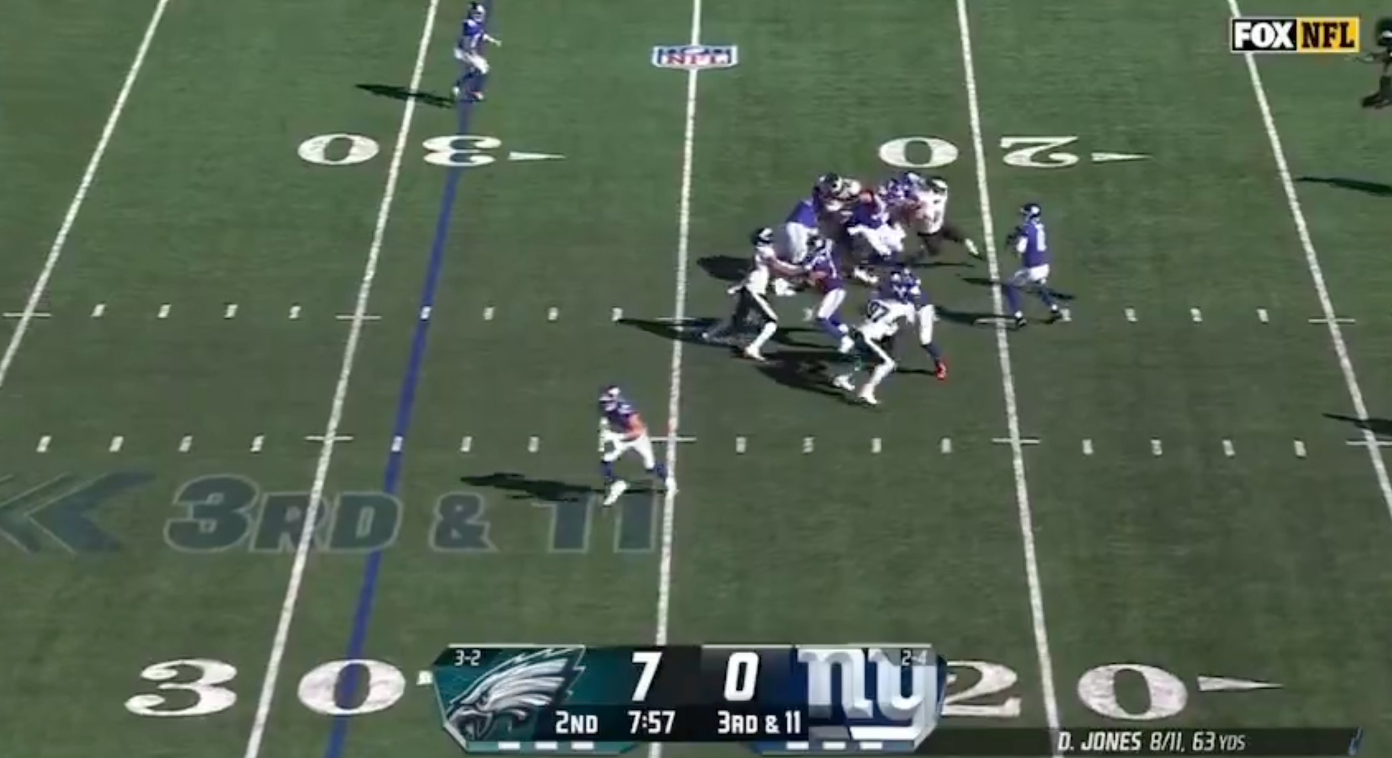 Eagles Bryce Huff fined for after logging first sack on Giants QB Daniel Jones