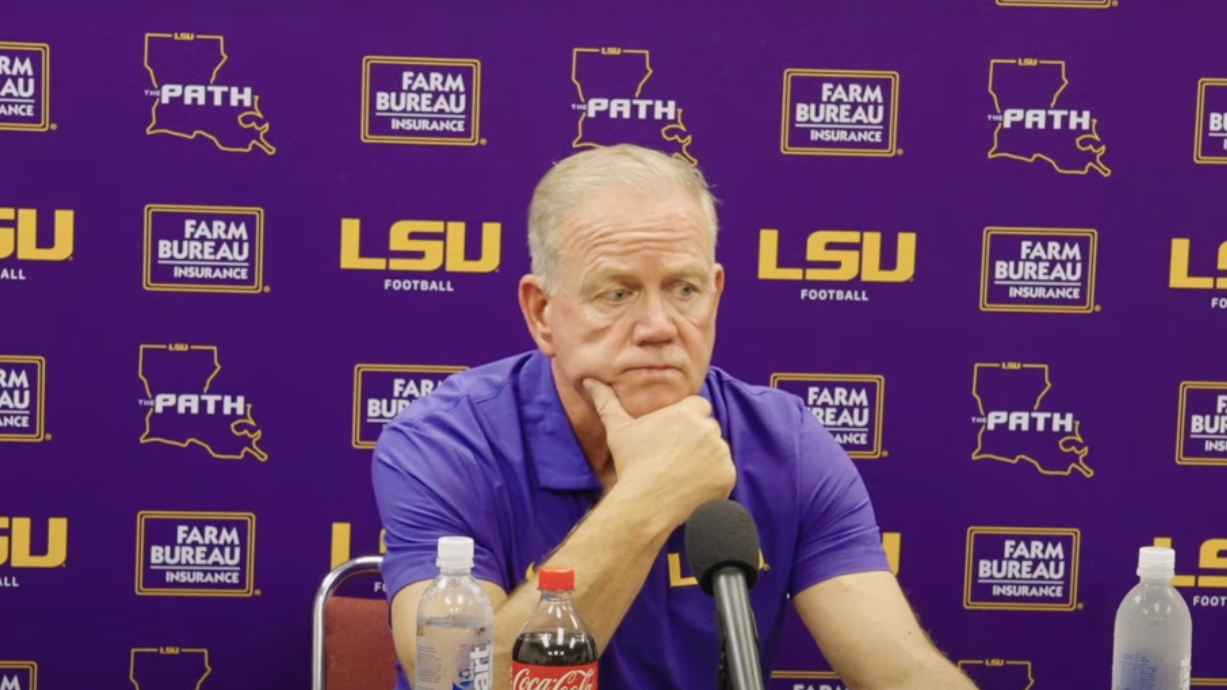 Brian Kelly, head coach LSU, after the loss to Texas A&M.