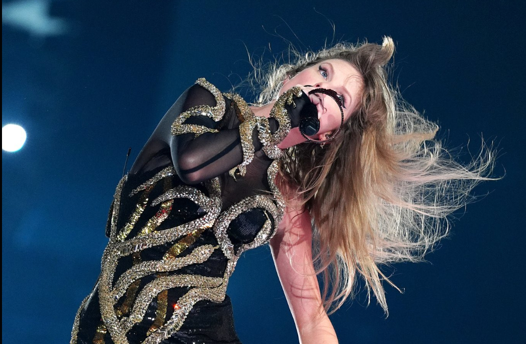 Taylor Swift performs songs from her album, "Reputation" during the Eras Tour