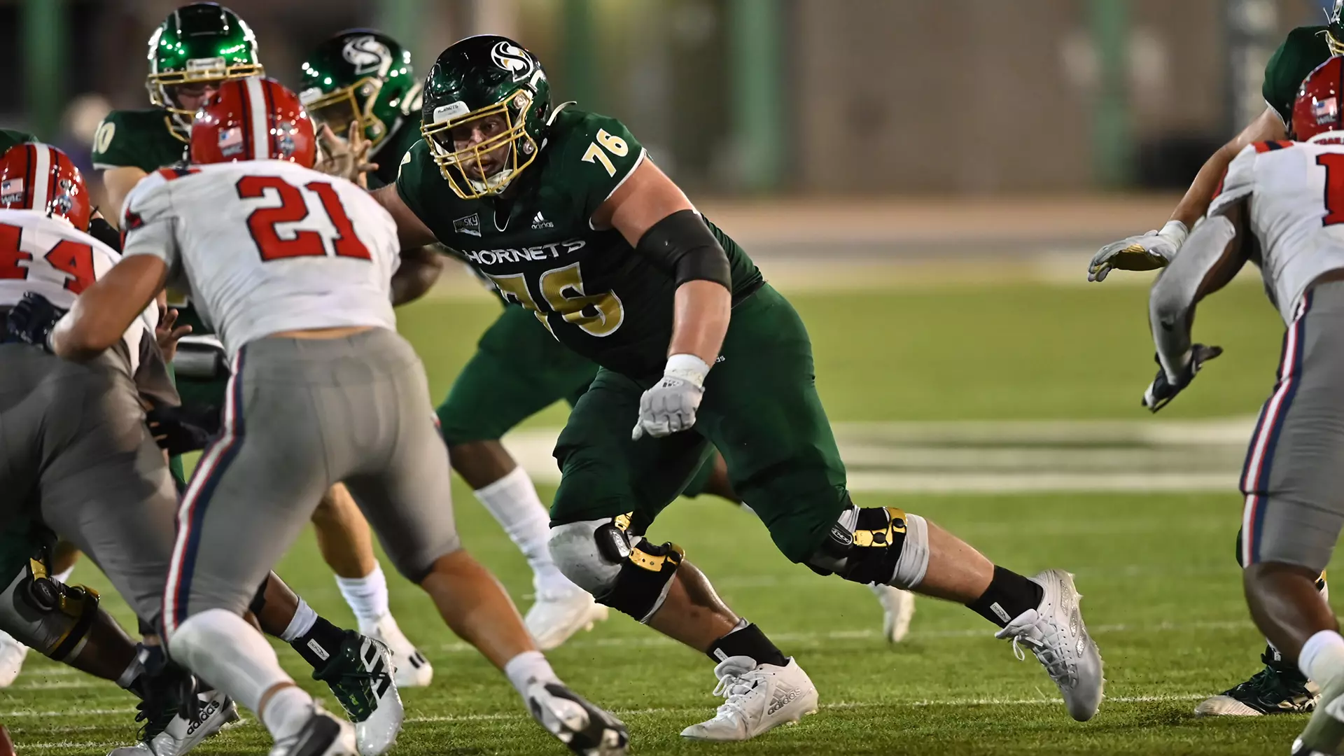 Sacramento State offensive lineman Jackson Slater