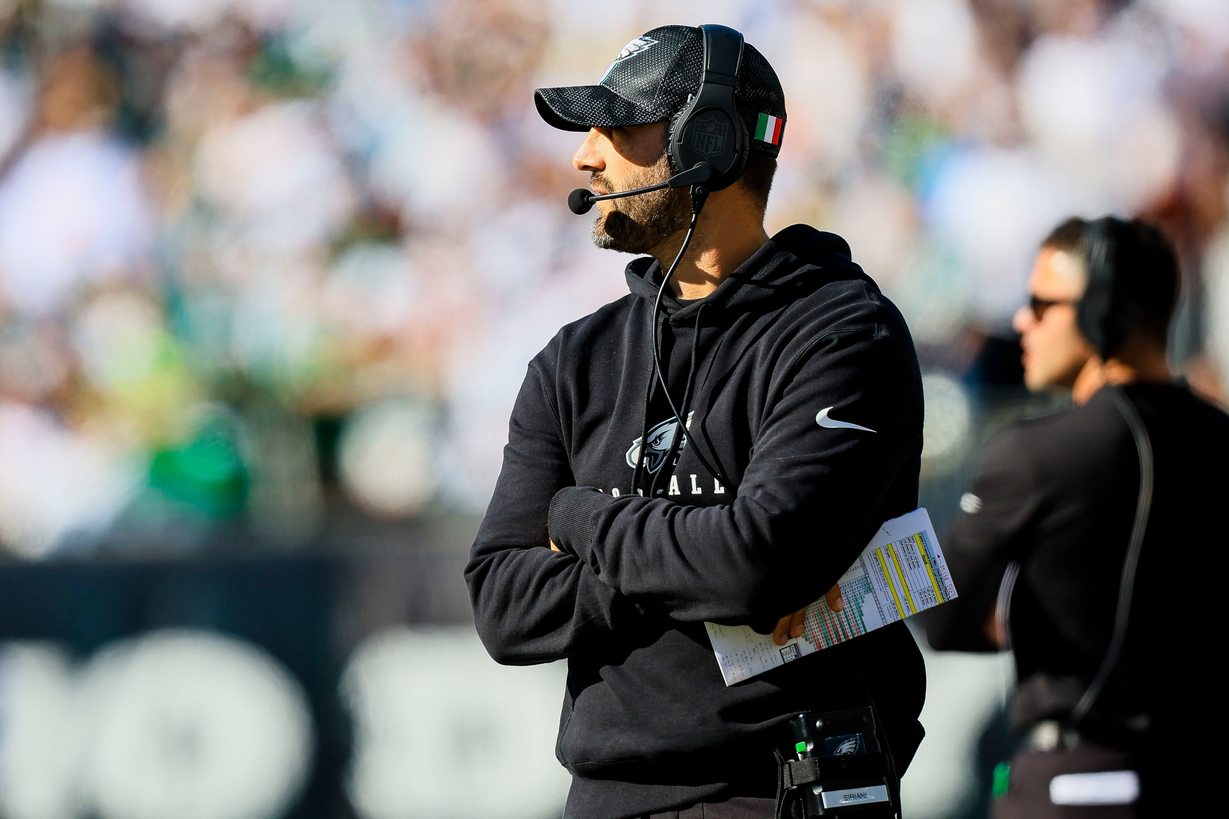 Philadelphia Eagles head coach Nick Sirianni during the second half against the Cincinnati Bengals at Paycor Stadium.