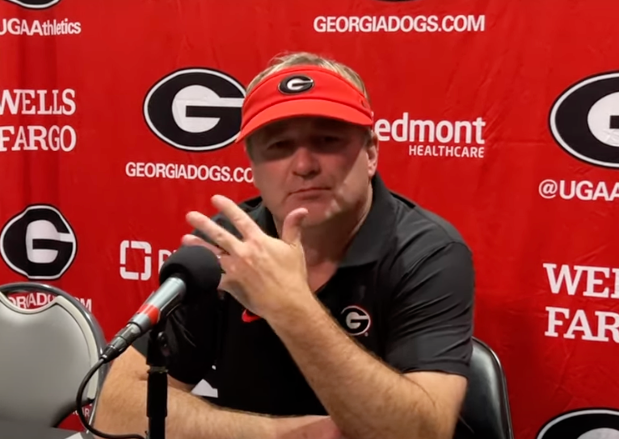 Kirby Smart, Georgia Head Coach after the win over Florida.