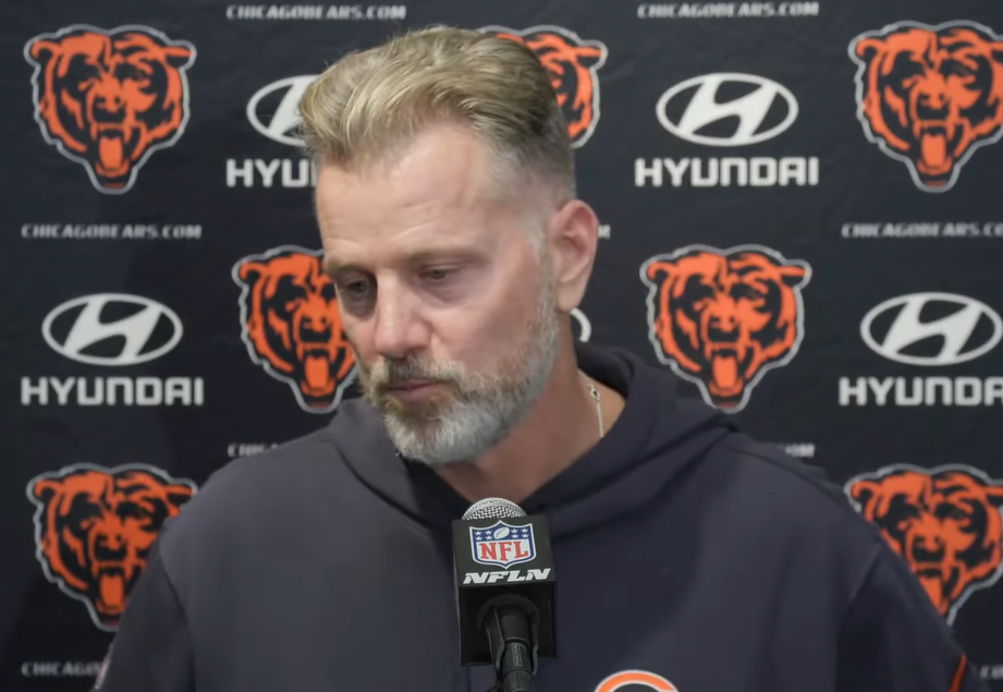 Matt Eberflus addresses the media following Week 9 loss.