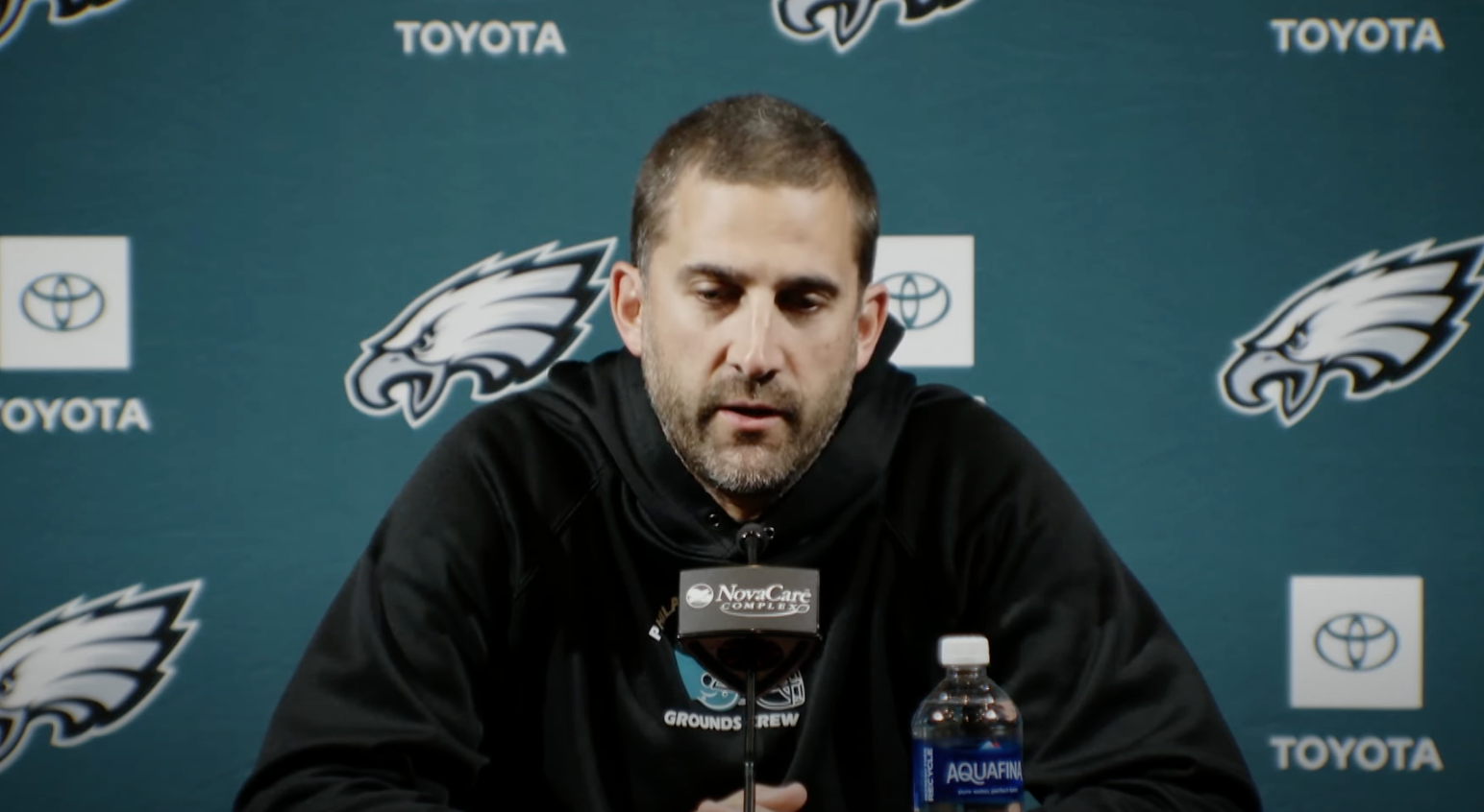 Eagles head coach Nick Sirianni speaks to media ahead of Week 10 Dallas Cowboys matchup.