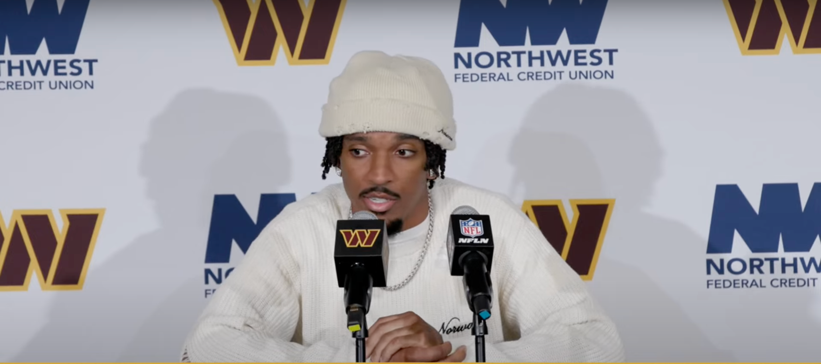 Jayden Daniels' postgame presser after Steelers loss