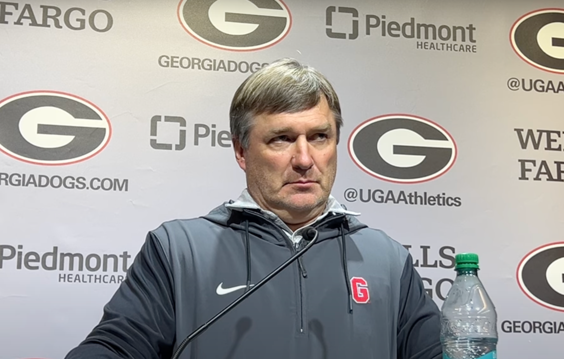 Georgia head coach Kirby Smart speaks with press on Monday November 11.